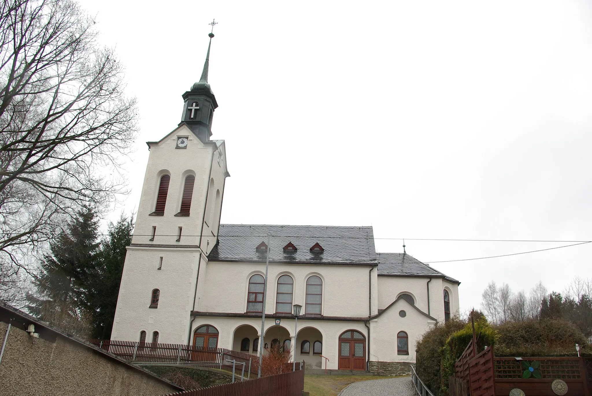 Photo showing: Martin-Luther-Kirche Cunersdorf