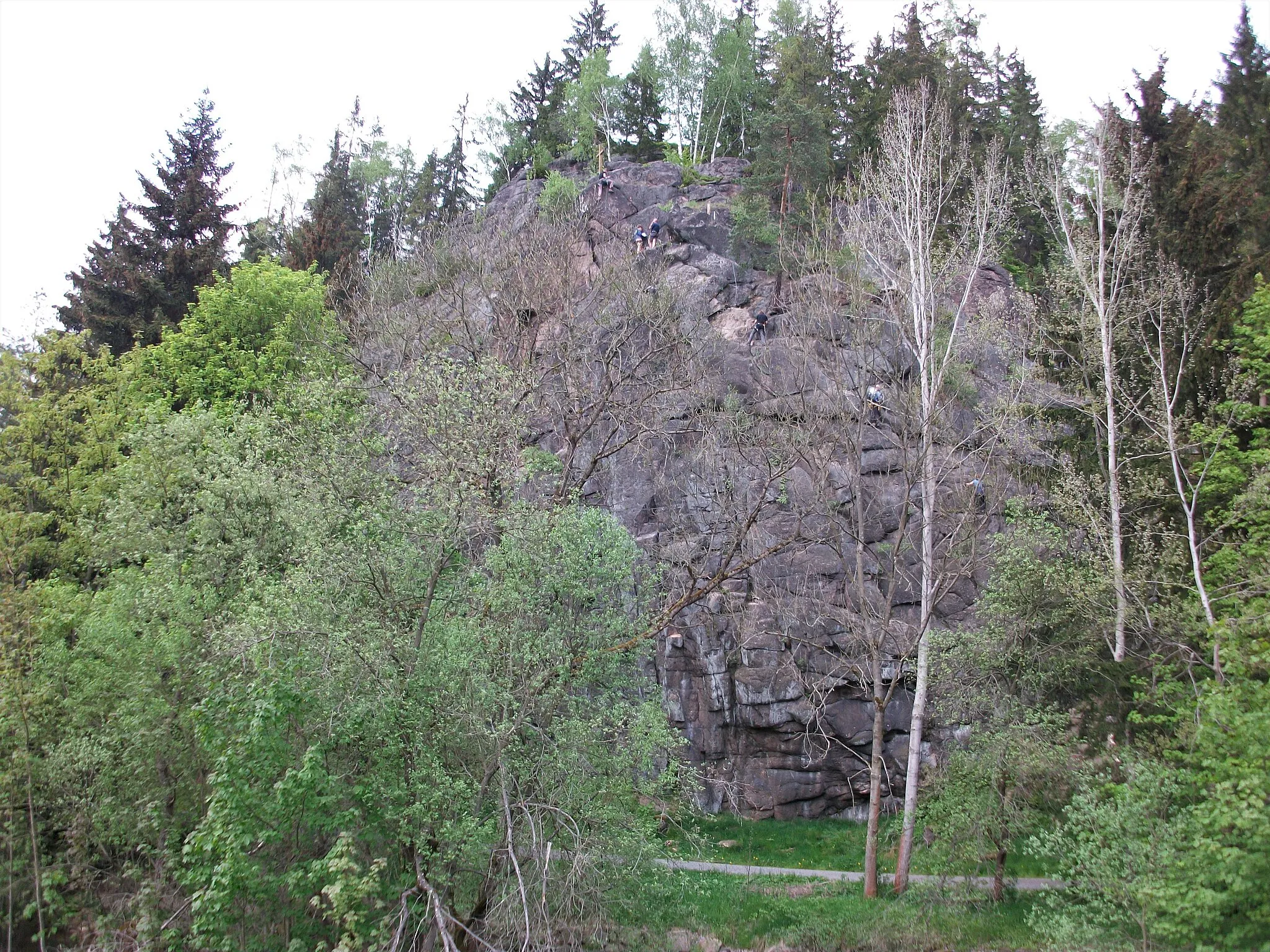 Photo showing: Naturdenkmmal Nonnenfelsen in Erlabrunn