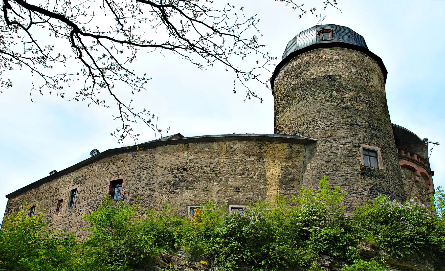 Photo showing: This image shows the castle in Mylau (Saxony, Germany).