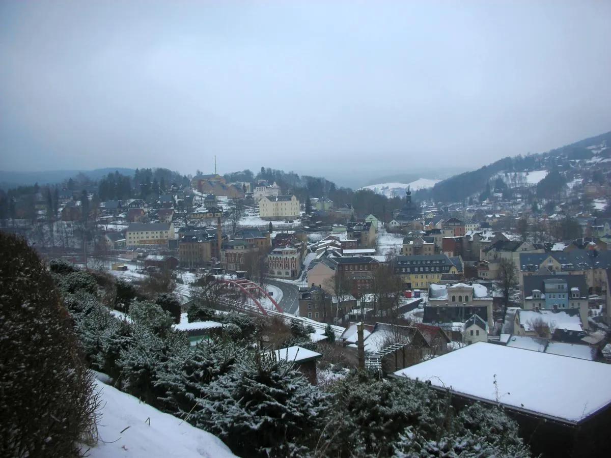 Photo showing: Blick aufs Zentrum von Klingenthal