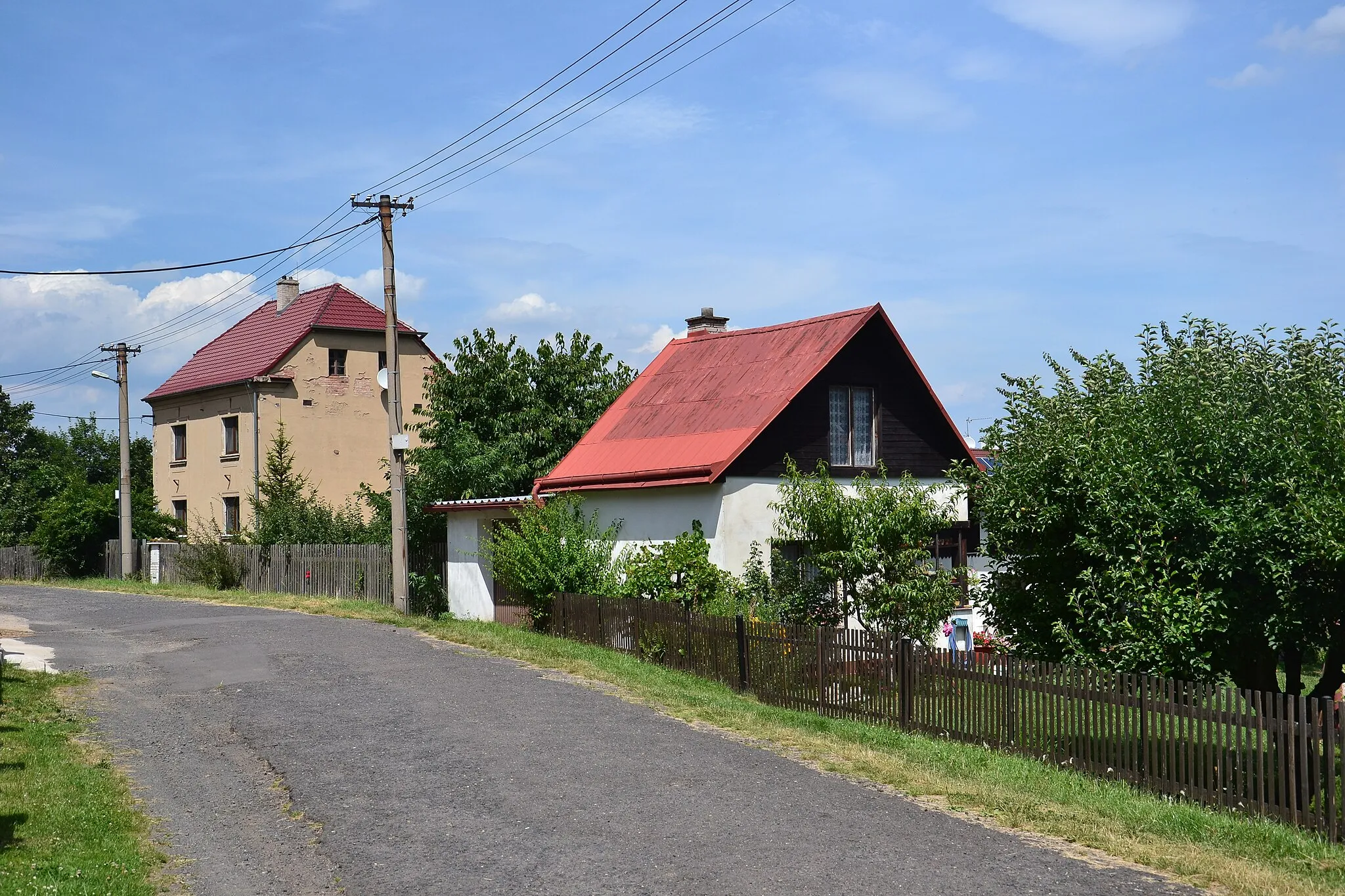 Photo showing: Severní část vesnice
