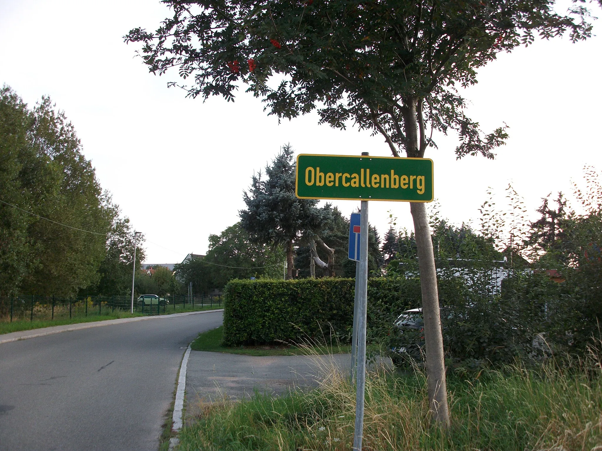 Photo showing: Obercallenberg, Ortseingangsschild