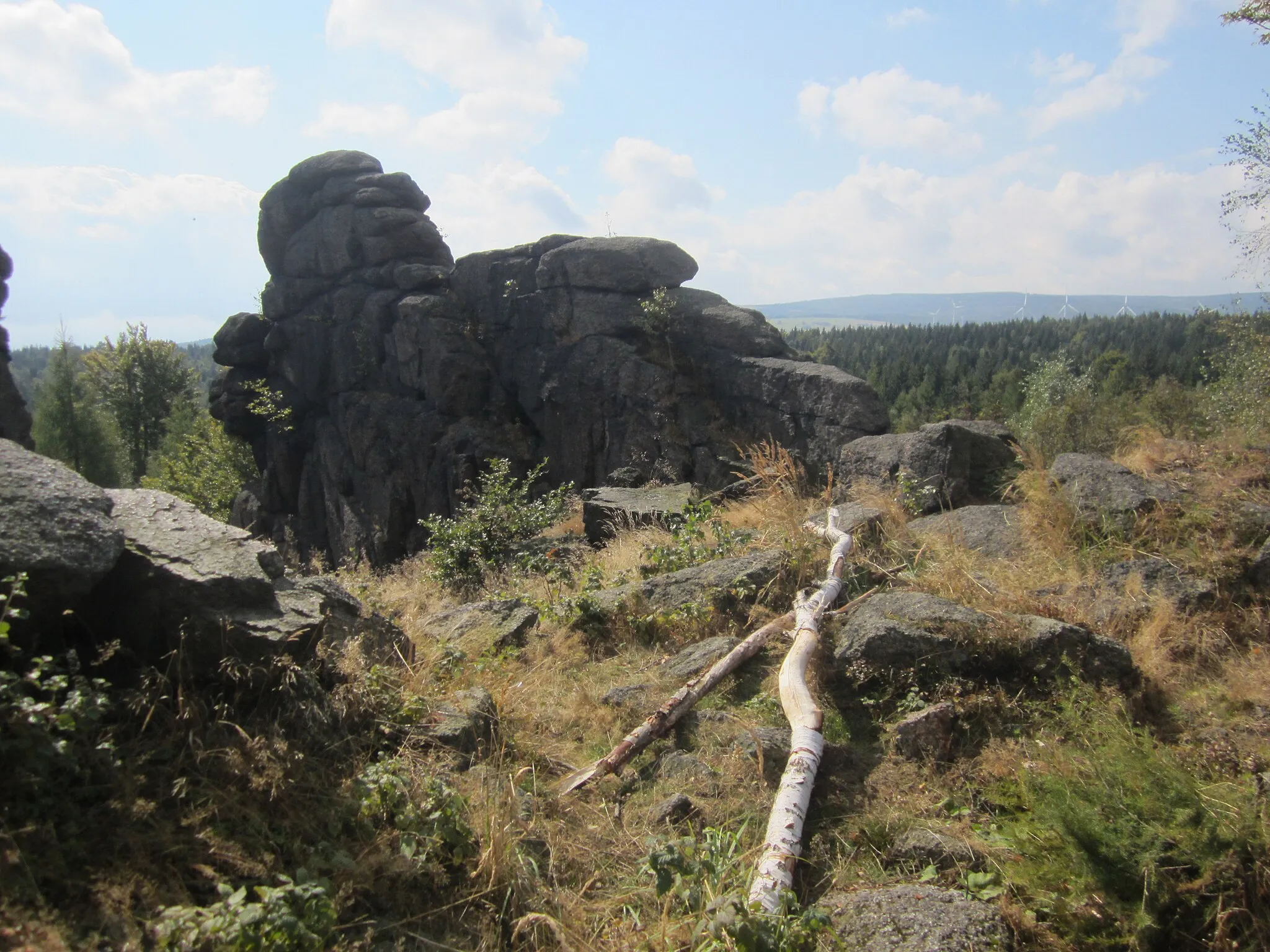 Photo showing: Skály na Jeřabině