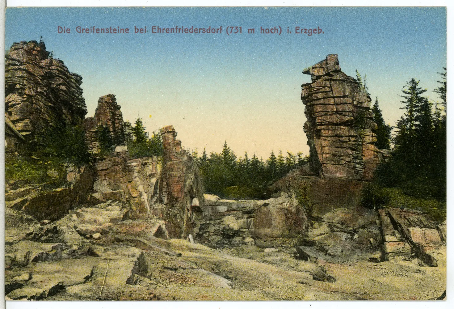 Photo showing: Ehrenfriedersdorf; Greifensteine
