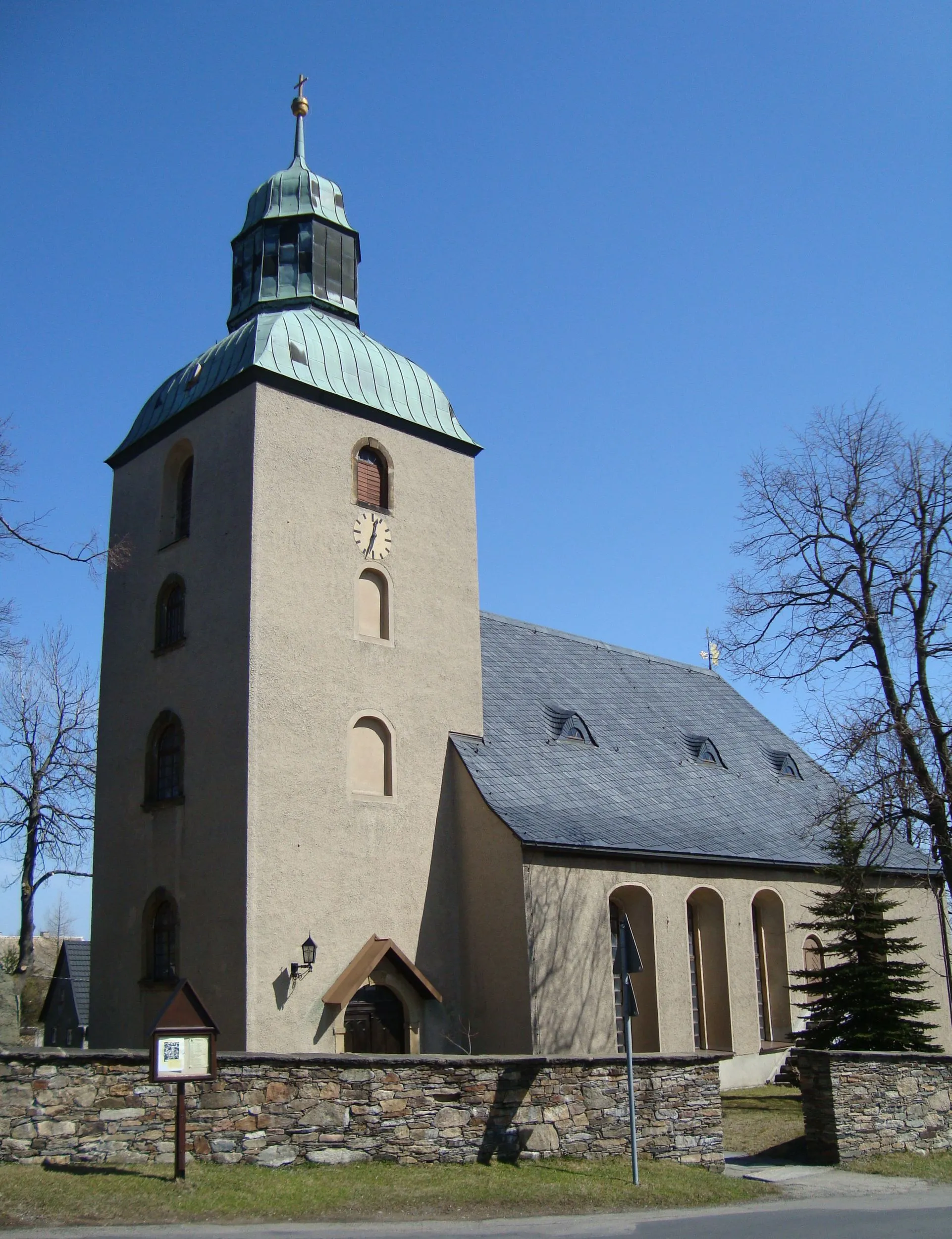 Photo showing: Pfarrkirche in Satzung