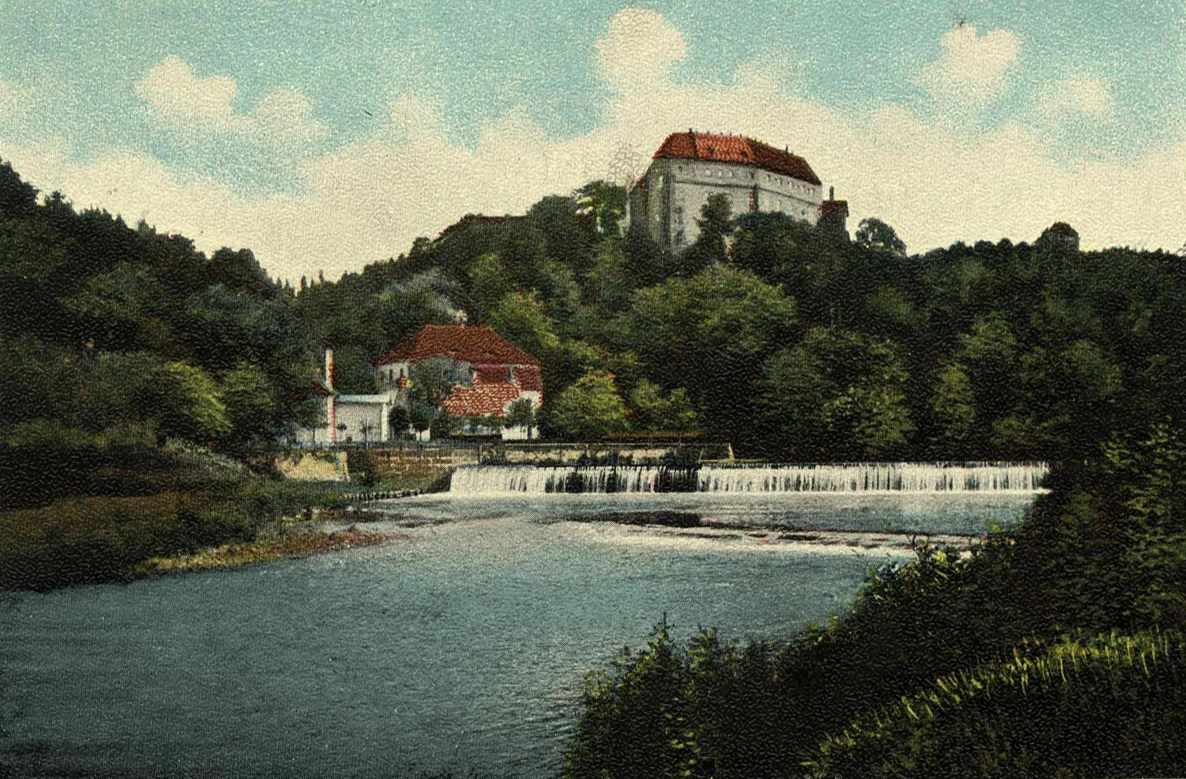 Photo showing: This image shows Sachsenburg castle (Schloss Sachsenburg) near Frankenberg in Saxony.