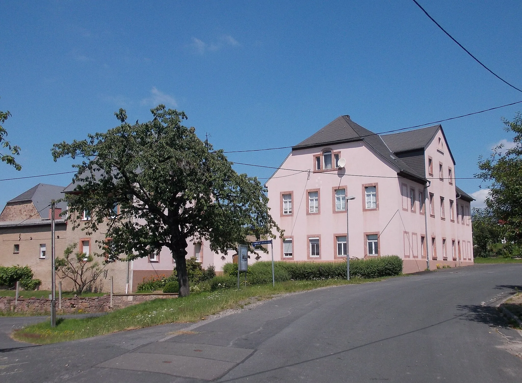 Photo showing: Farmstead in Raschütz (Colditz, Leipzig district, Saxony)