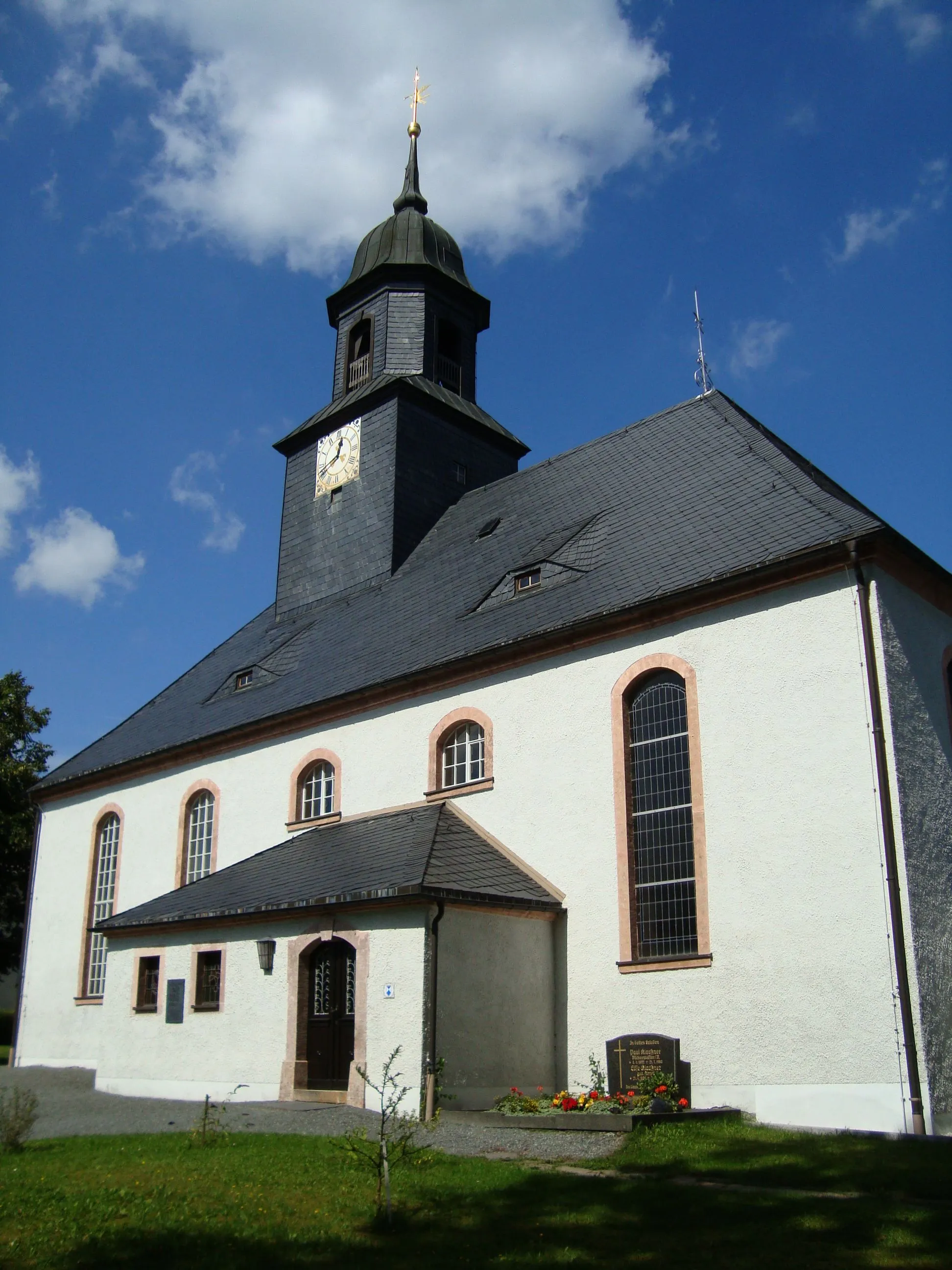 Photo showing: Kirche in Amtsberg OT Weißbach im Erzgebirge