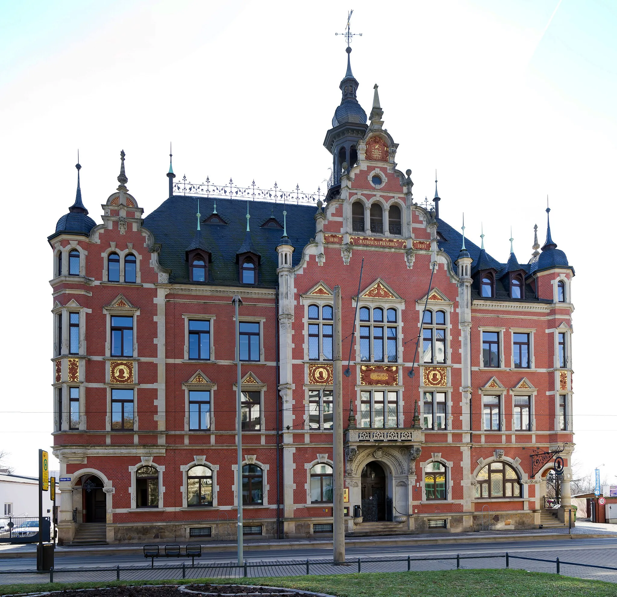 Photo showing: de:Rathaus Pieschen