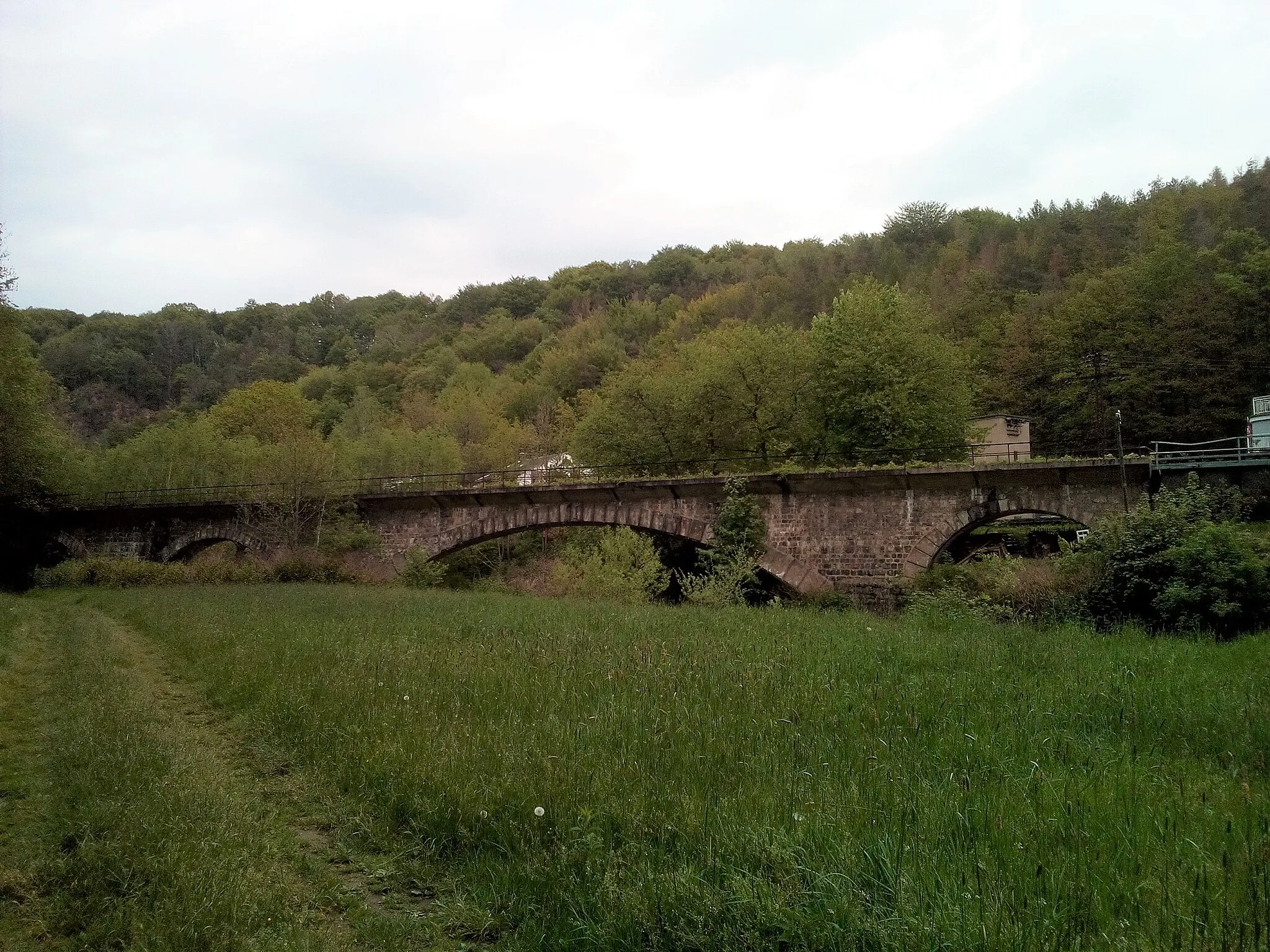 Photo showing: Eisenbahnviadukt Göritzhain–Stein (Chemnitztalbahn) (2020)