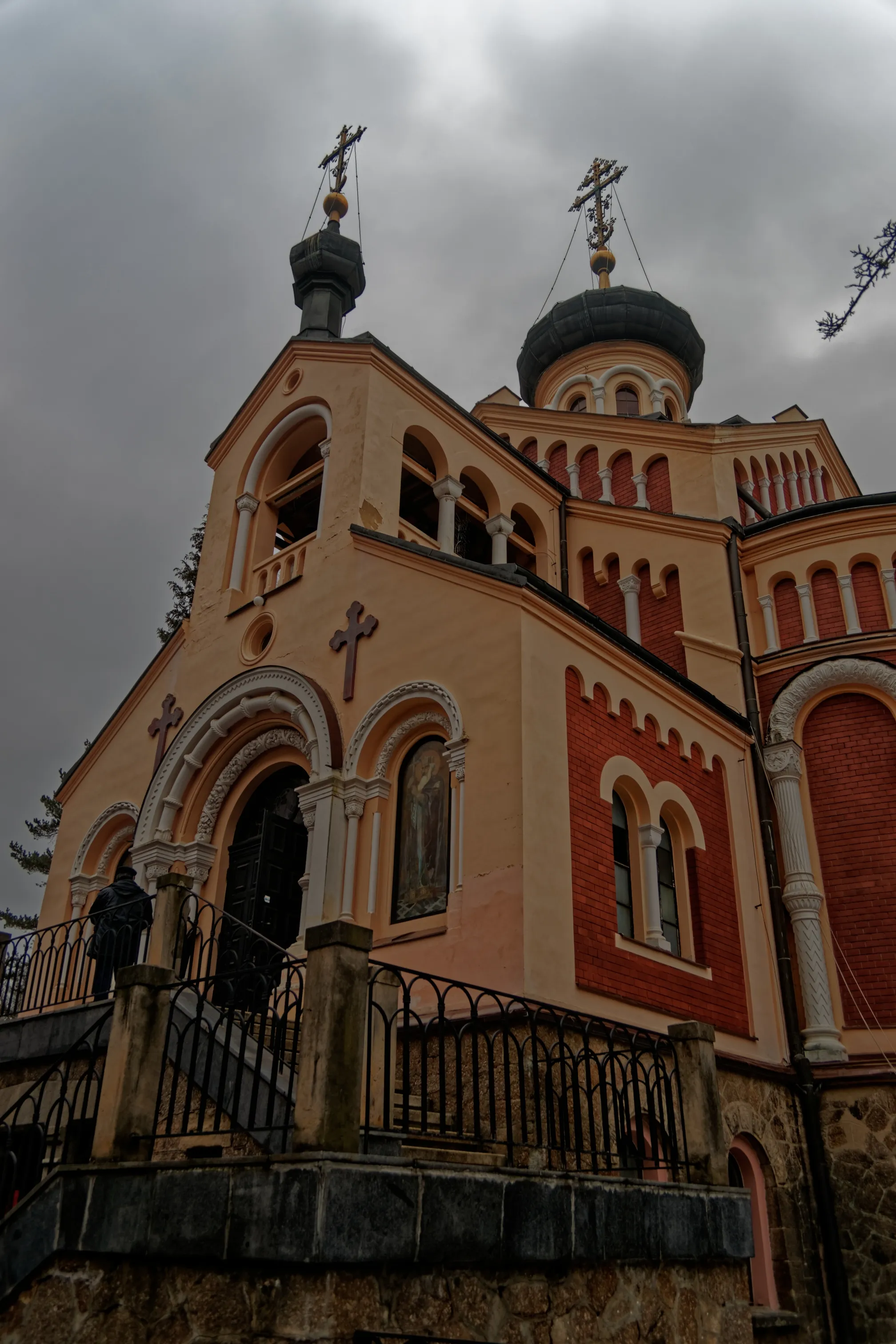 Photo showing: Mariánské Lázně - Ruská - View ENE on Russian Orthodox St.Vladimir Church 1902 by N.V.Sultanov