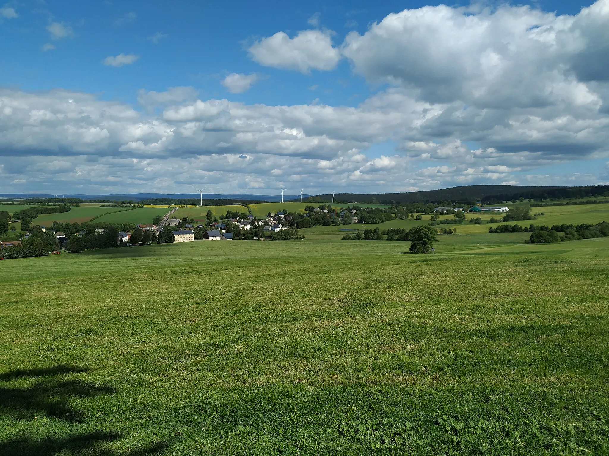 Photo showing: Aussicht von der Morgensternhöhe in Marienberg