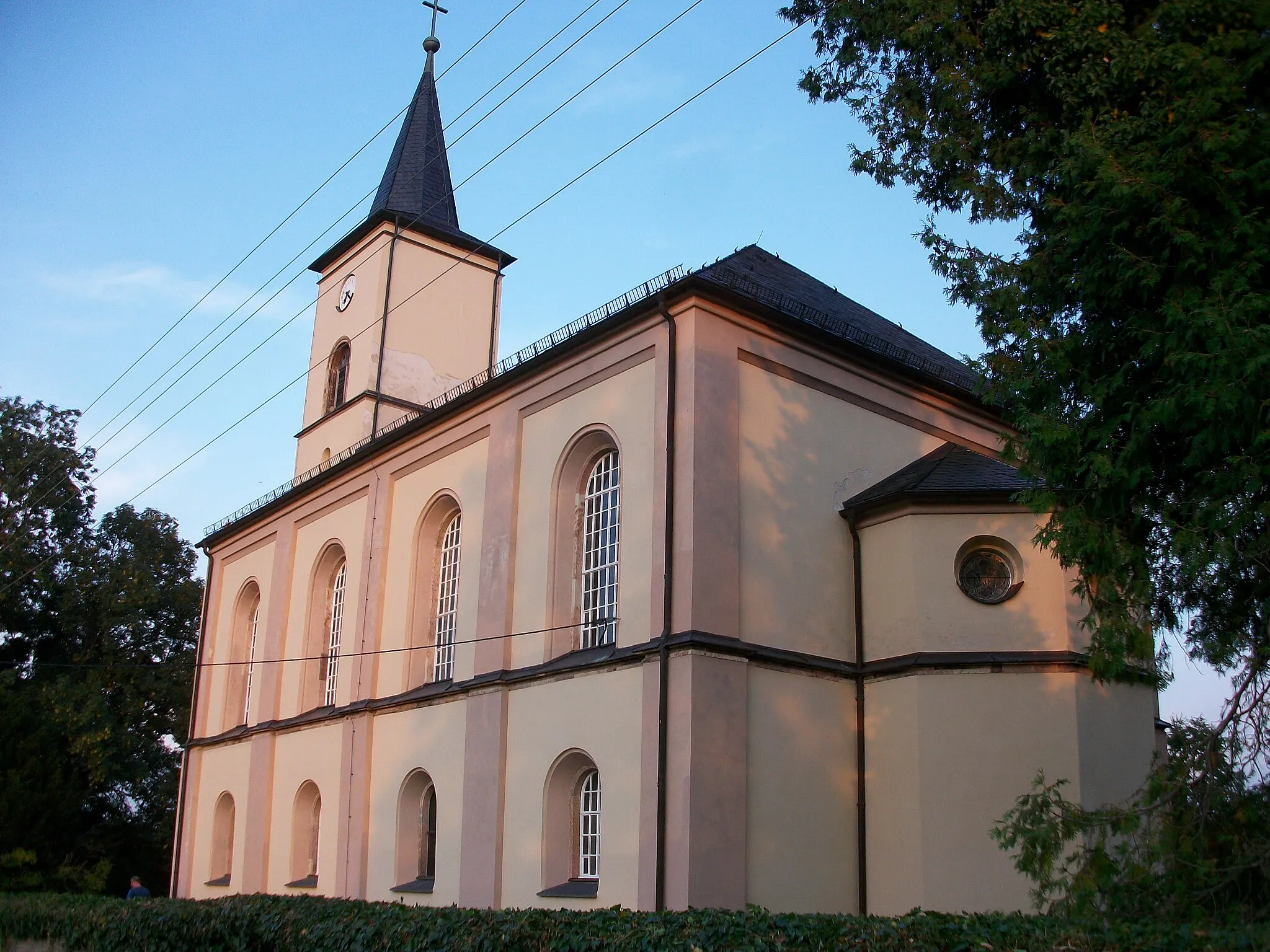 Photo showing: Kirche Langenberg (Callenberg)