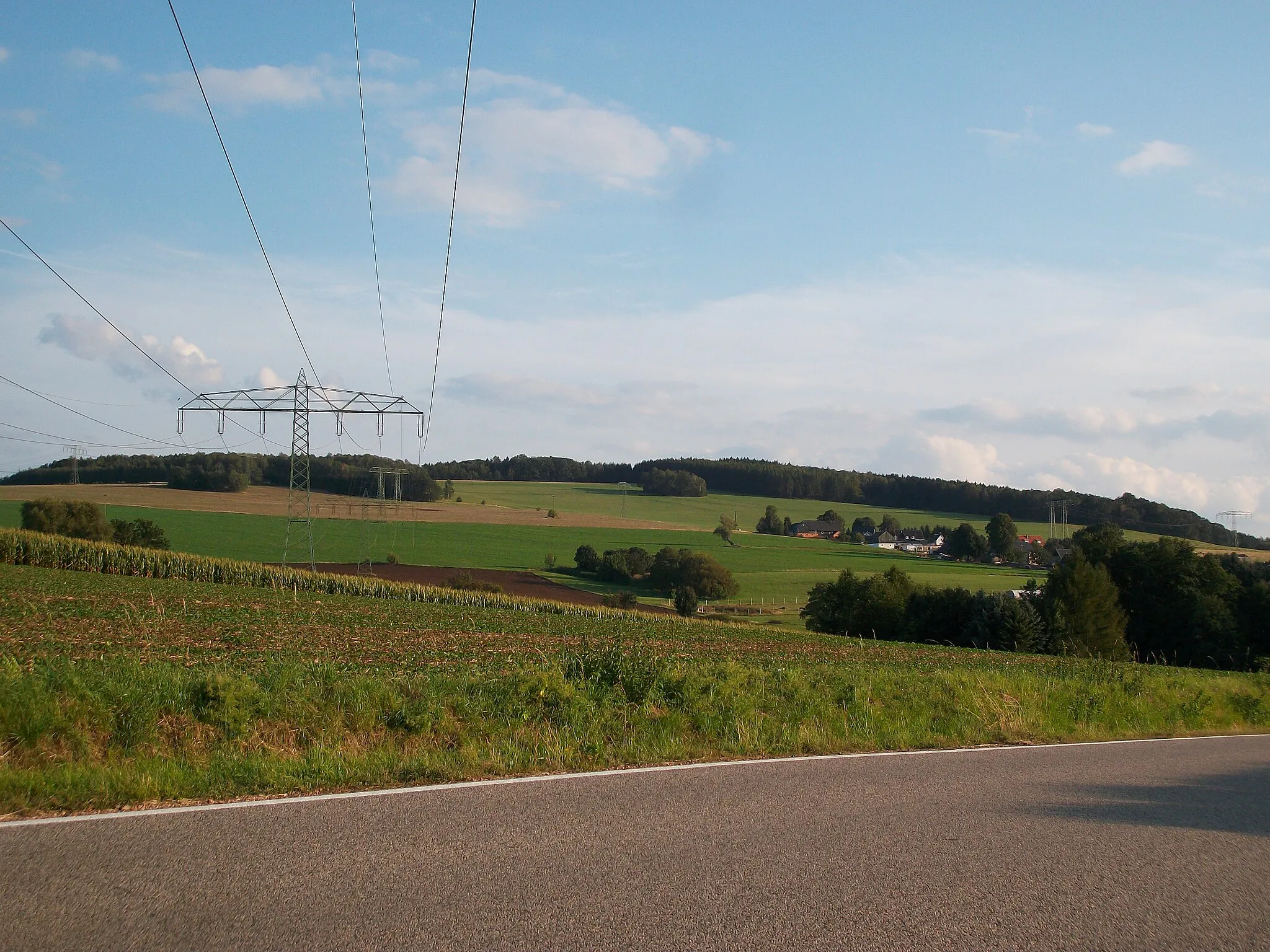 Photo showing: Blick zur Langenberger Höhe