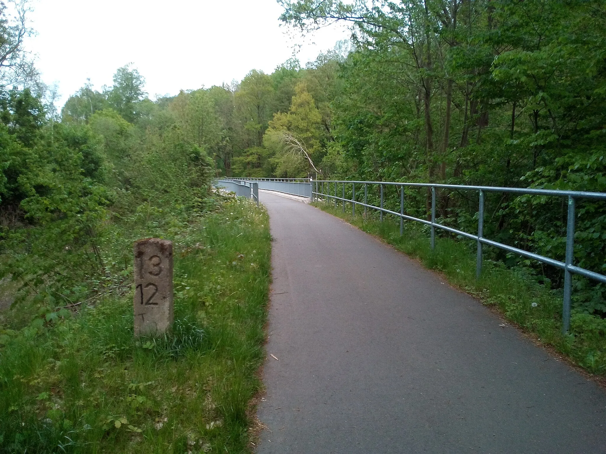 Photo showing: Eisenbahnviadukt Markersdorf–Taura, Chemnitztalradweg