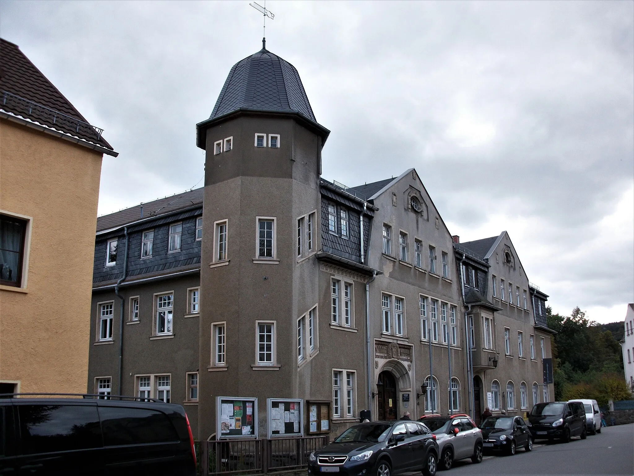 Photo showing: Rathaus Grünhainichen