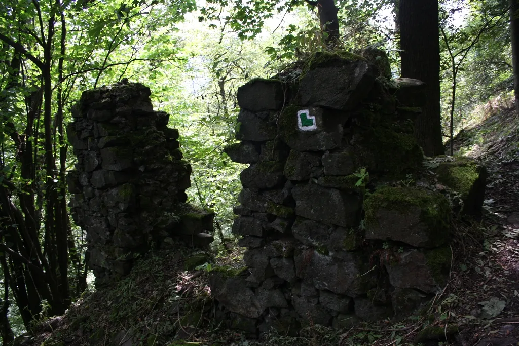 Photo showing: Ruine Burg Himlštejn