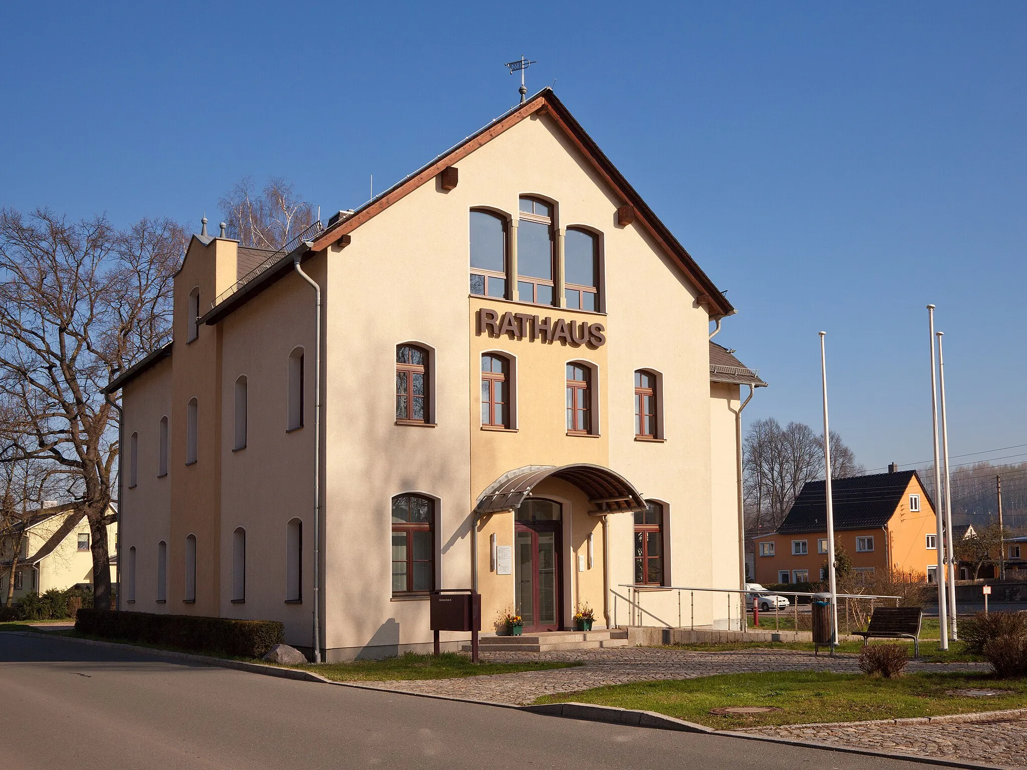 Photo showing: St. Egidien, Saxony, municipal administration (Glauchauer Str. 35)