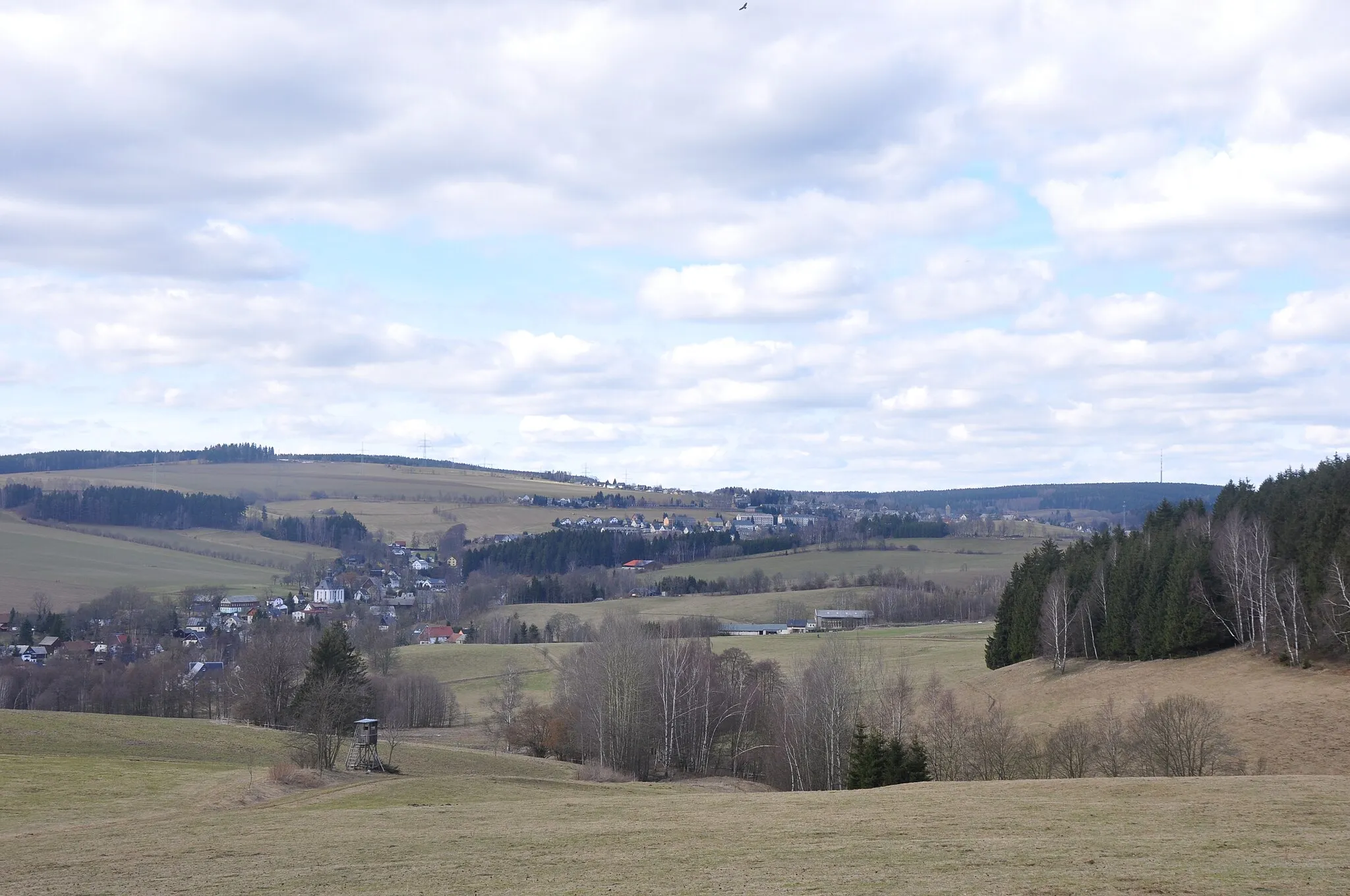 Photo showing: View Schwarzbach from Richterberg