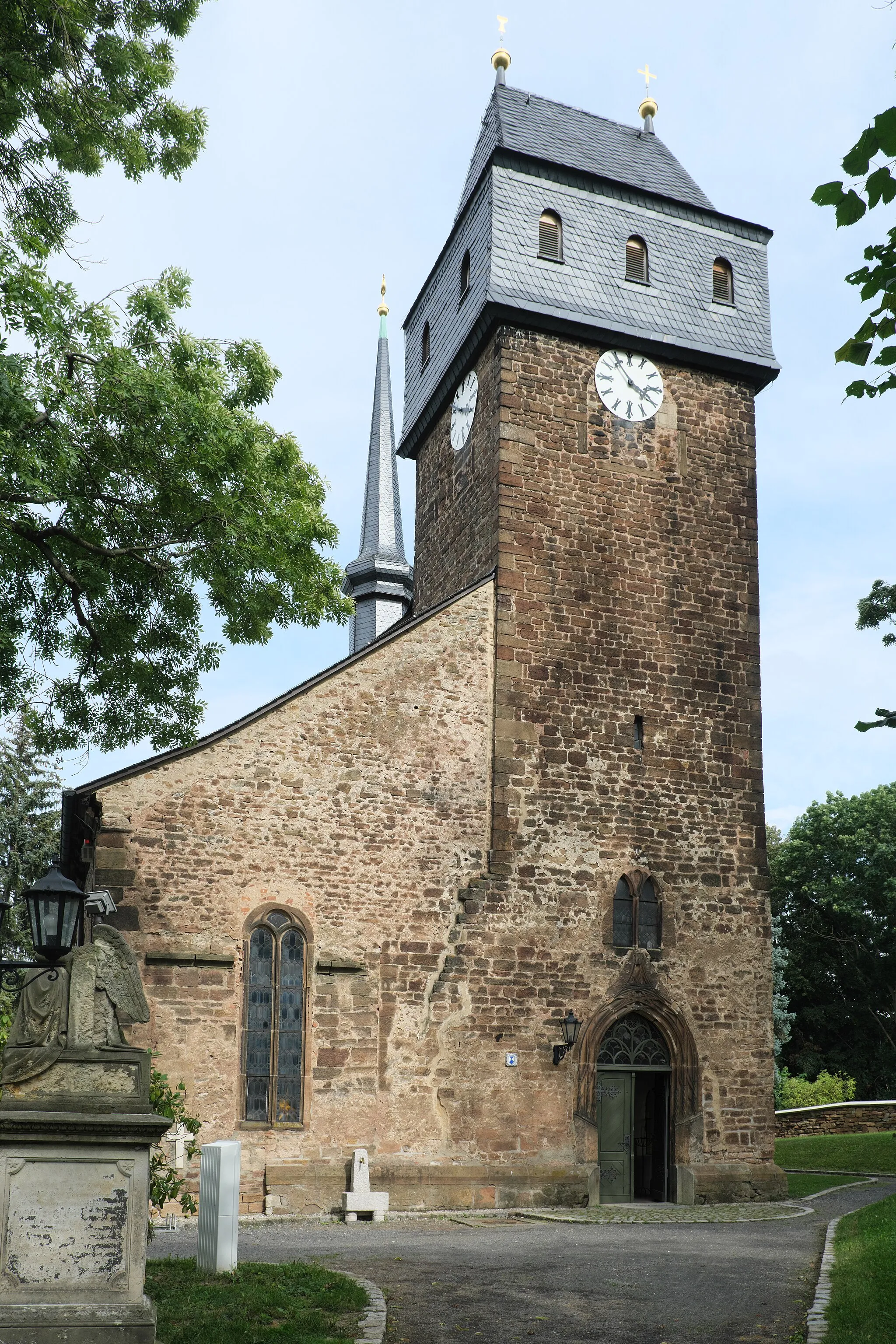 Photo showing: Evangelische Veitskirche in Veitsberg (Wünschendorf/Elster) im Landkreis Greiz in Thüringen/Deutschland