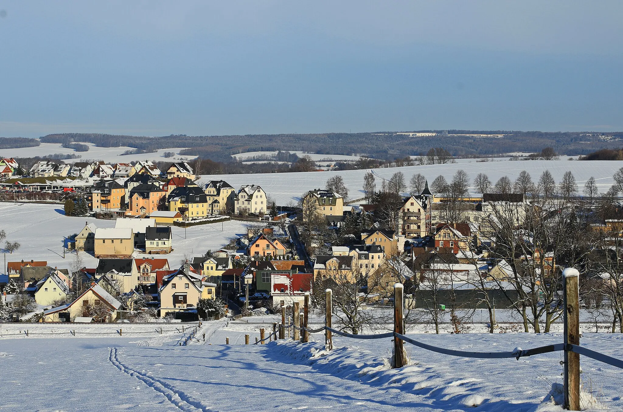 Photo showing: Hohndorf im Erzgebirge, Sachsen.