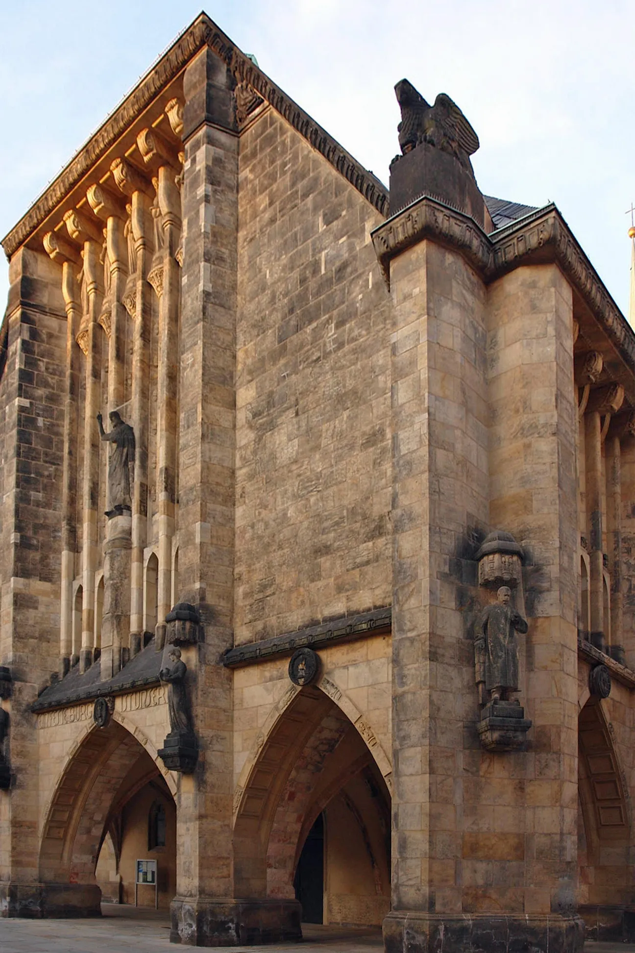 Photo showing: Jakobikirche, Chemnitz, Saxony, Germany. Front side.