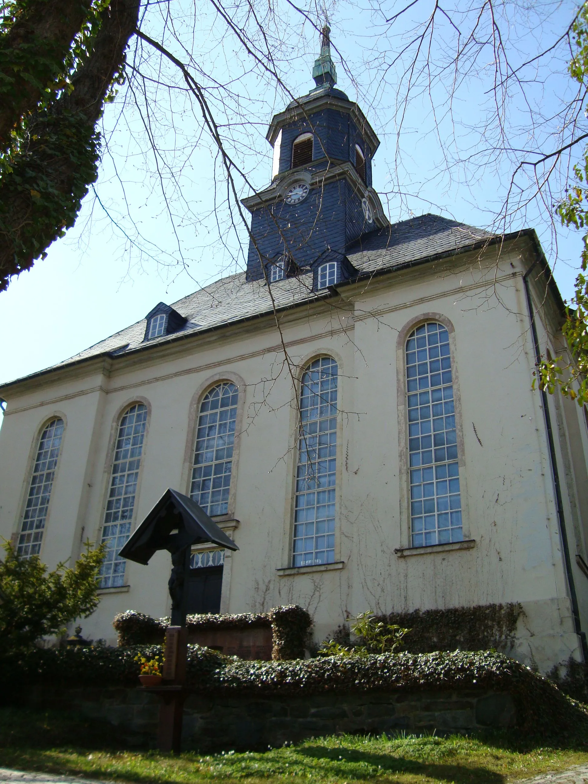 Photo showing: Kirche in Gornsdorf im Erzgebirge