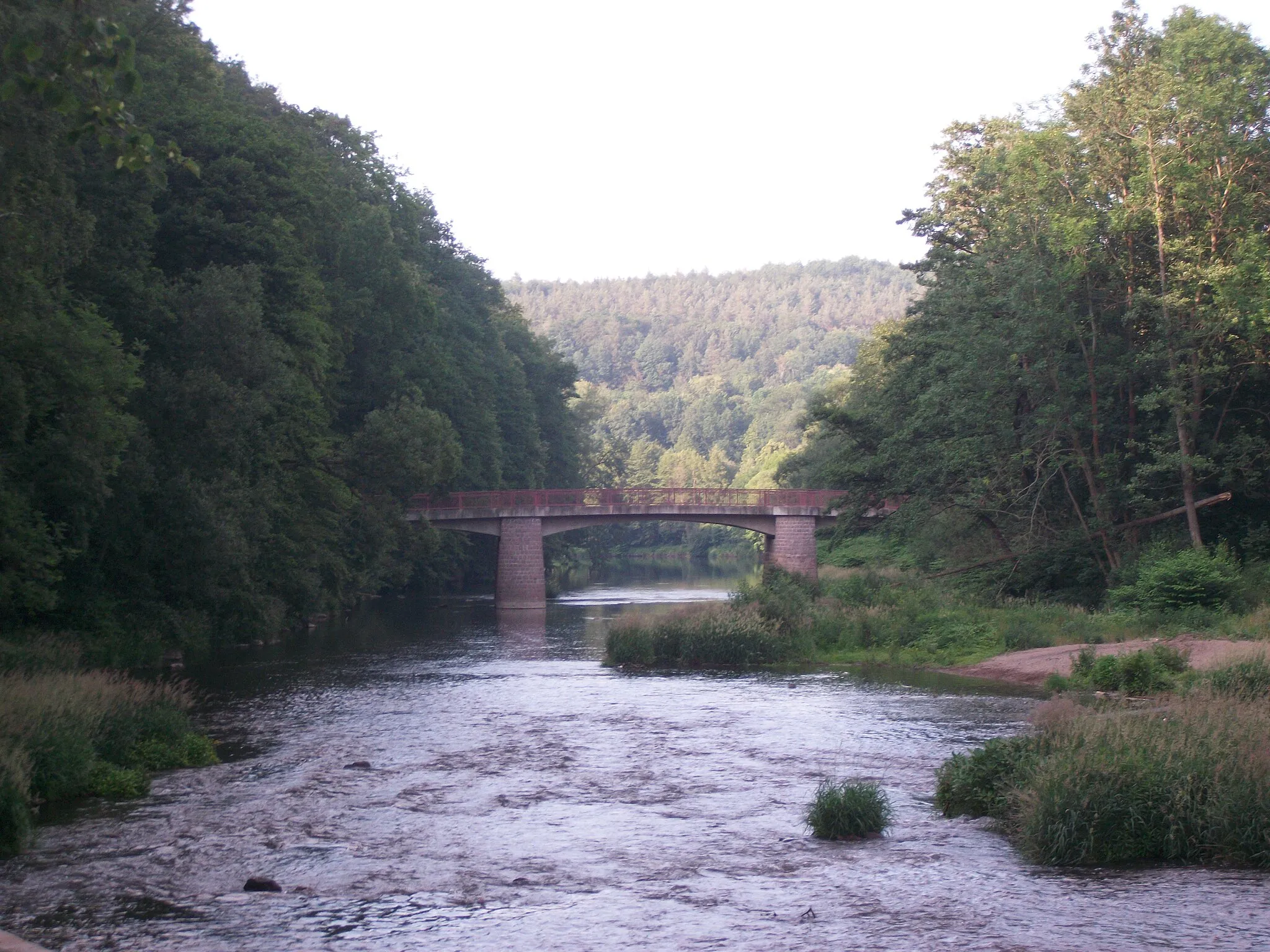 Photo showing: Zschopaubrücke in Dreiwerden