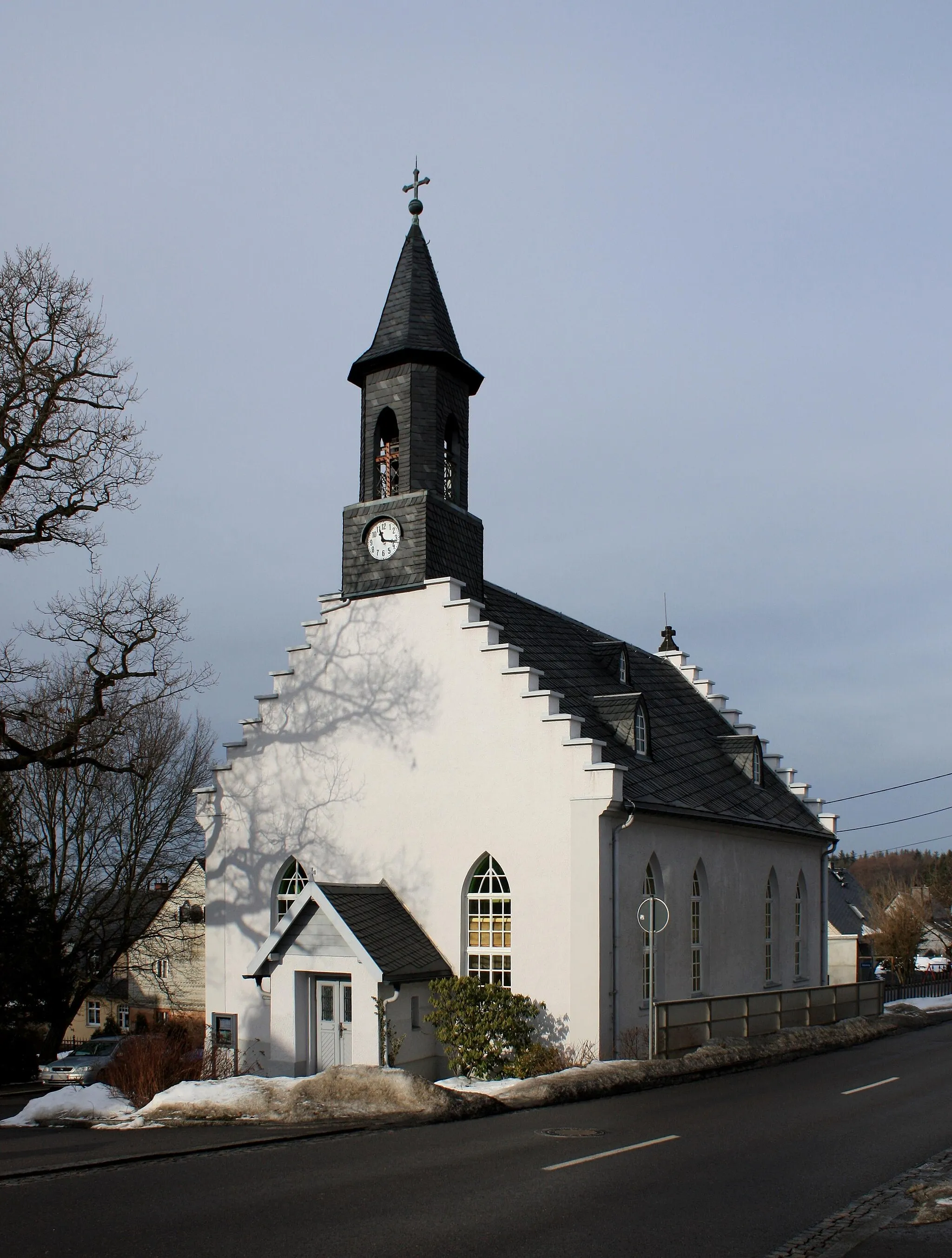 Photo showing: Oberpfannenstiel Church, Bernsbach