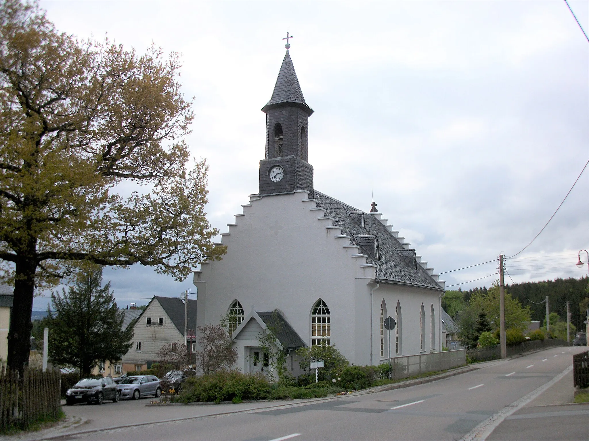 Photo showing: Martin-Luther-Kirche Oberpfannenstiel