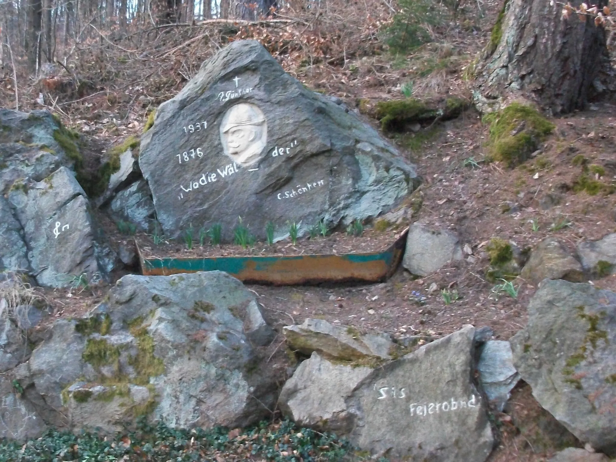 Photo showing: Anton-Günther-Stein Grünberg