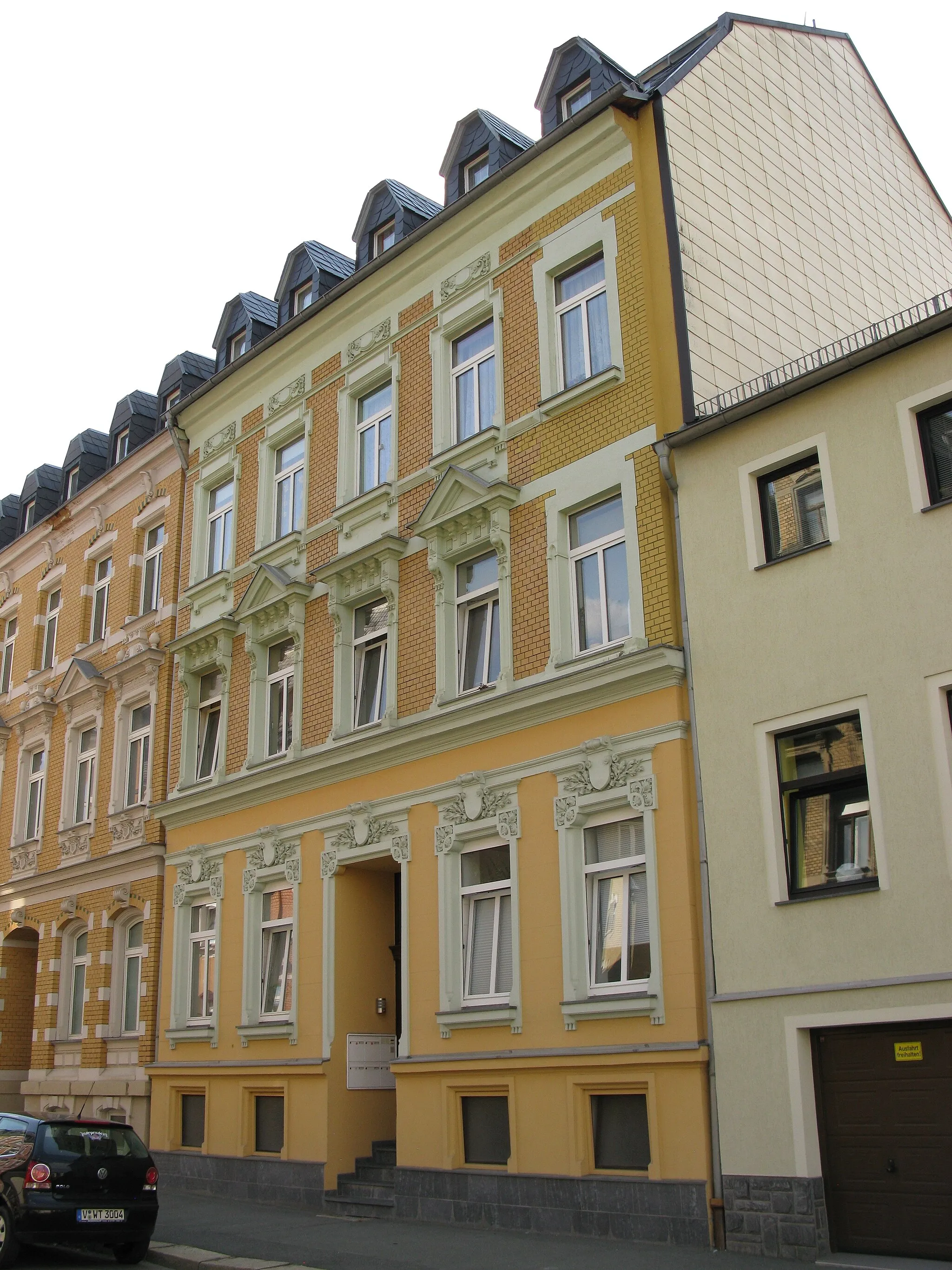 Photo showing: Plauen, denkmalgeschütztes Haus in der Liebigstraße (Liebigstraße 5).