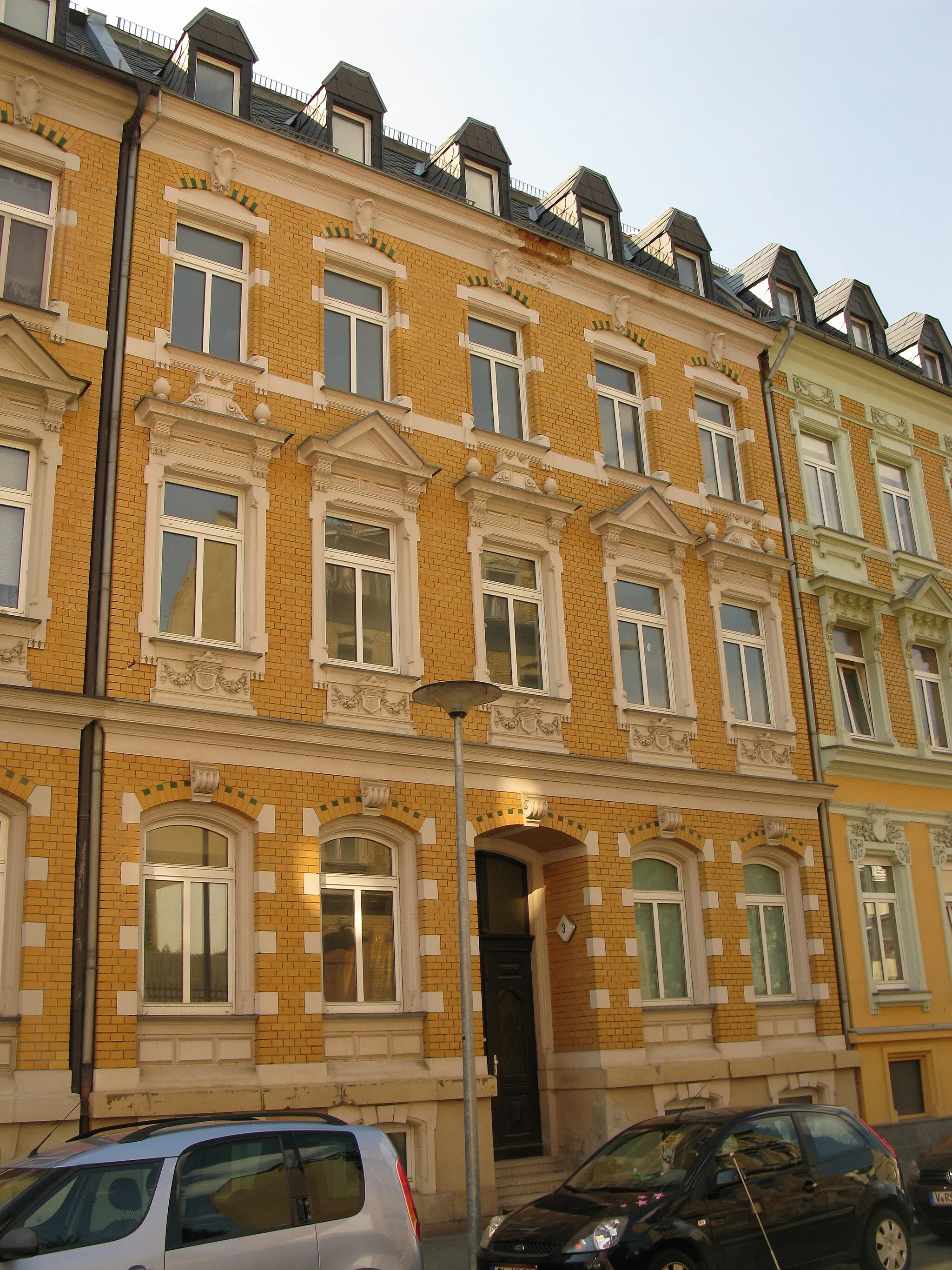 Photo showing: Plauen, denkmalgeschütztes Haus in der Liebigstraße (Liebigstraße 3).