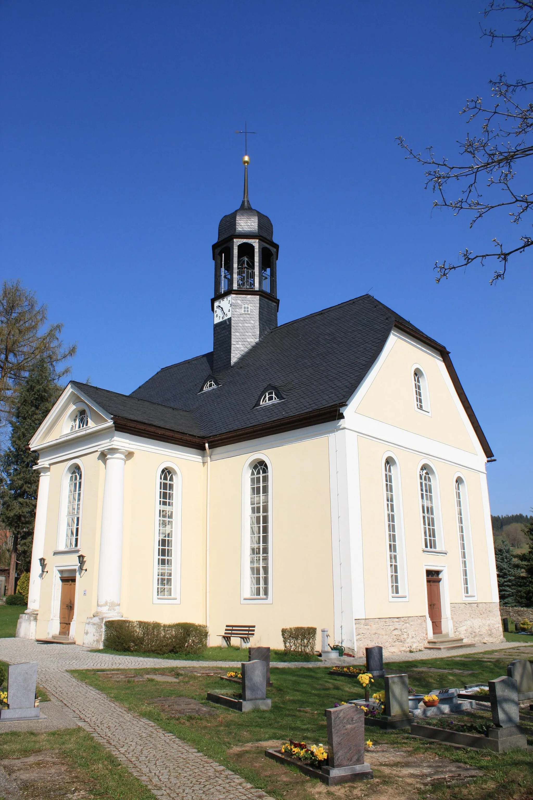 Photo showing: Hermannsdorf Church