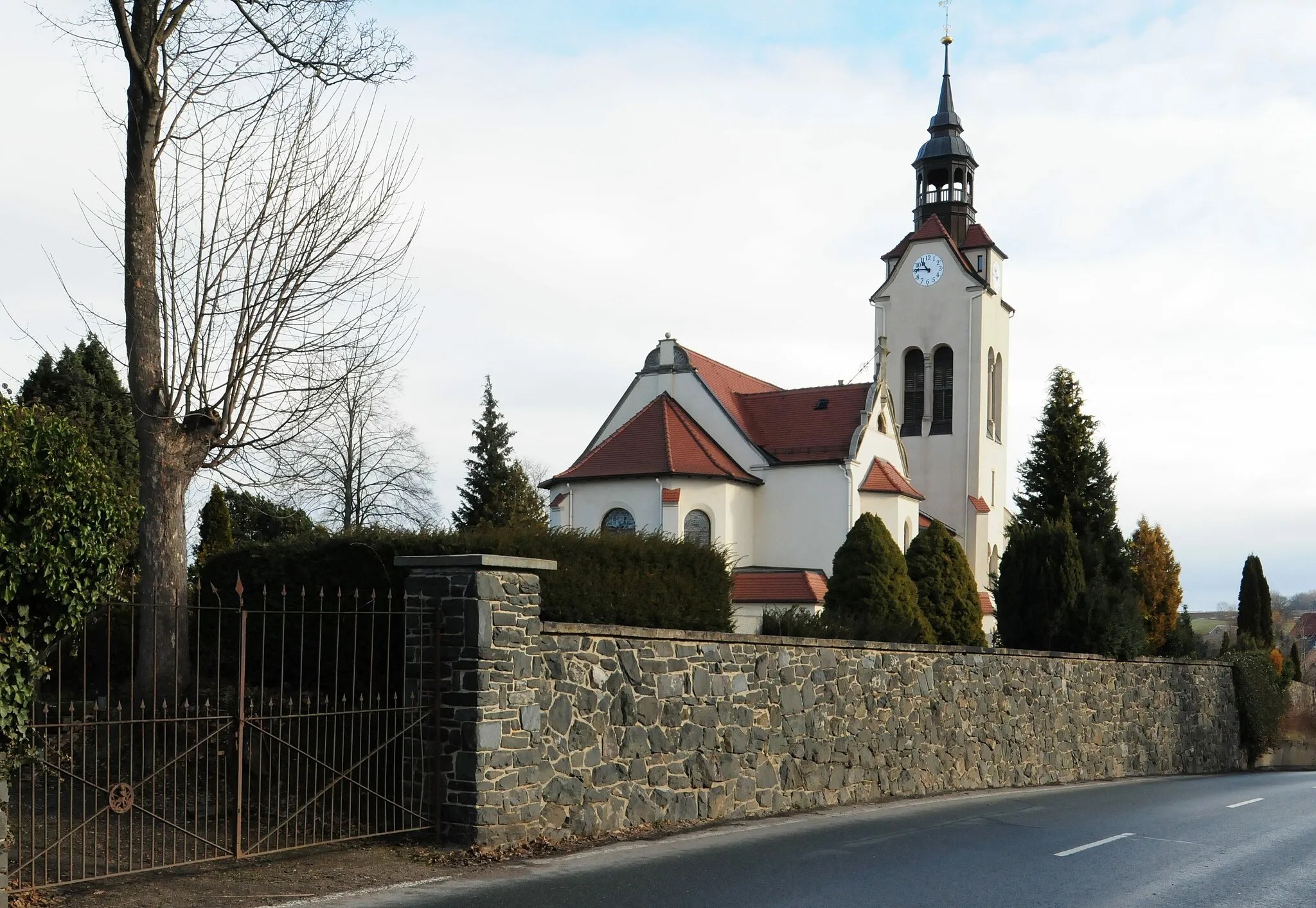Photo showing: Stenn, Kirche (Landkreis Zwickau, Freistaat Sachsen, Deutschland)
