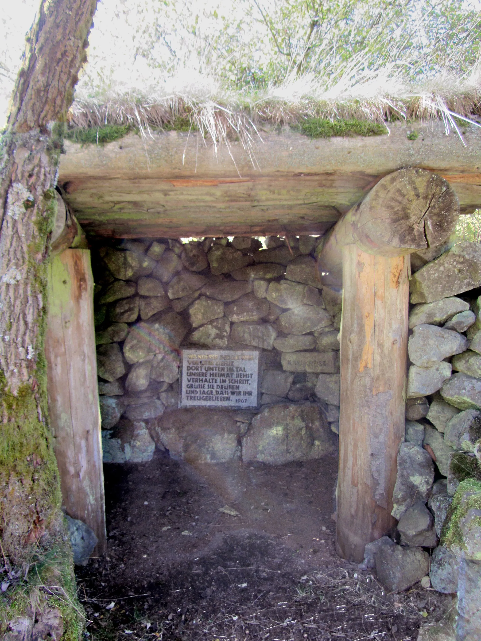 Photo showing: Denkmal am Heimatblick