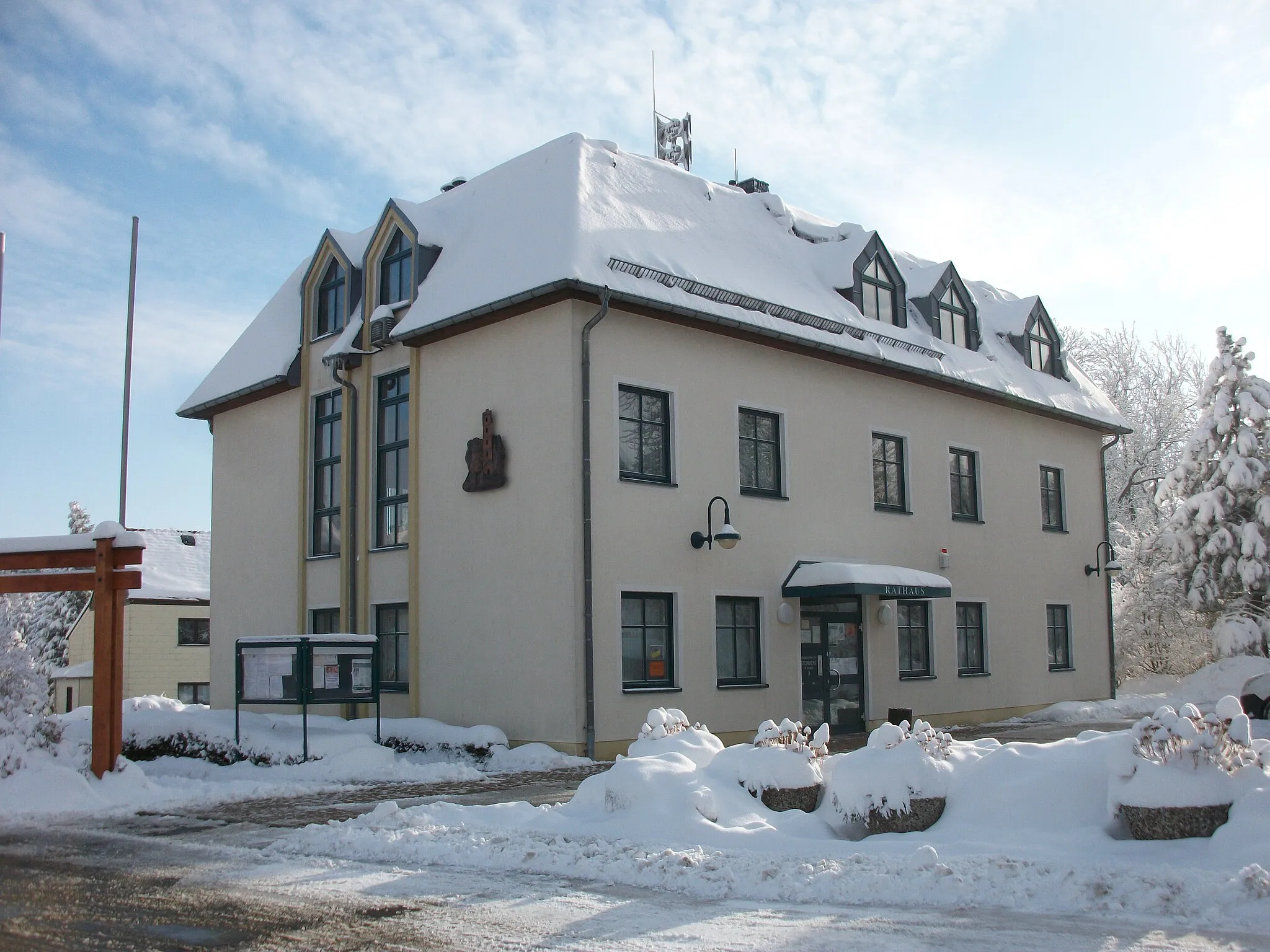 Photo showing: Rathaus Gemeinde Steinberg in Rothenkirchen
