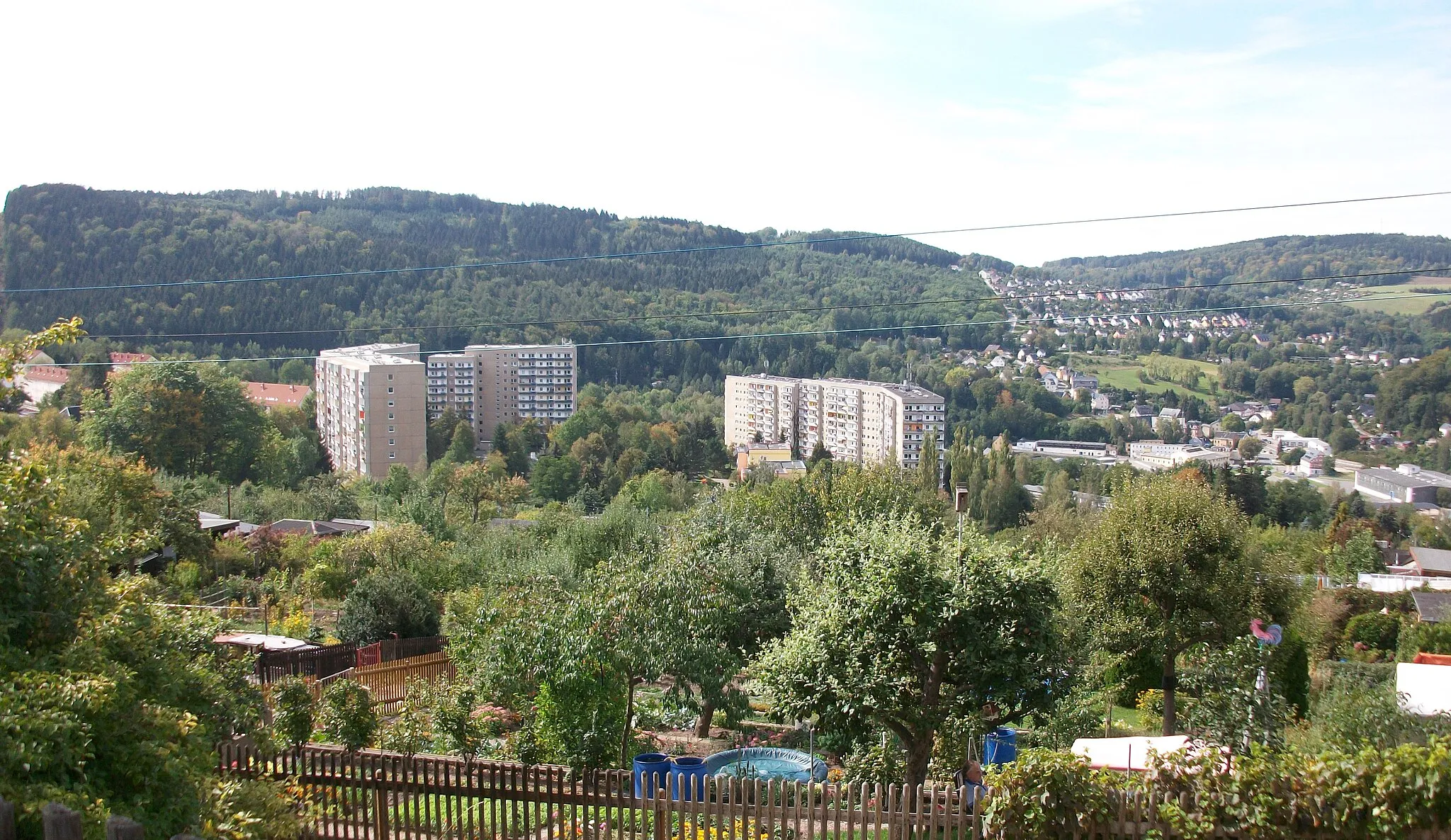 Photo showing: Heidelsberg, Blick auf den Eichert