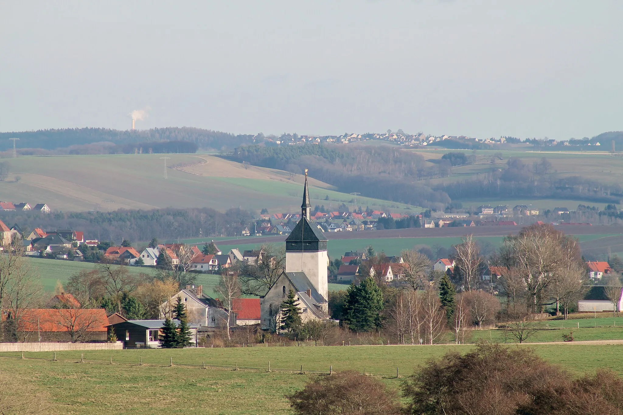 Photo showing: Rottmannsdorf, a small village in Zwickau. City of Zwickau, Saxony, Germany.