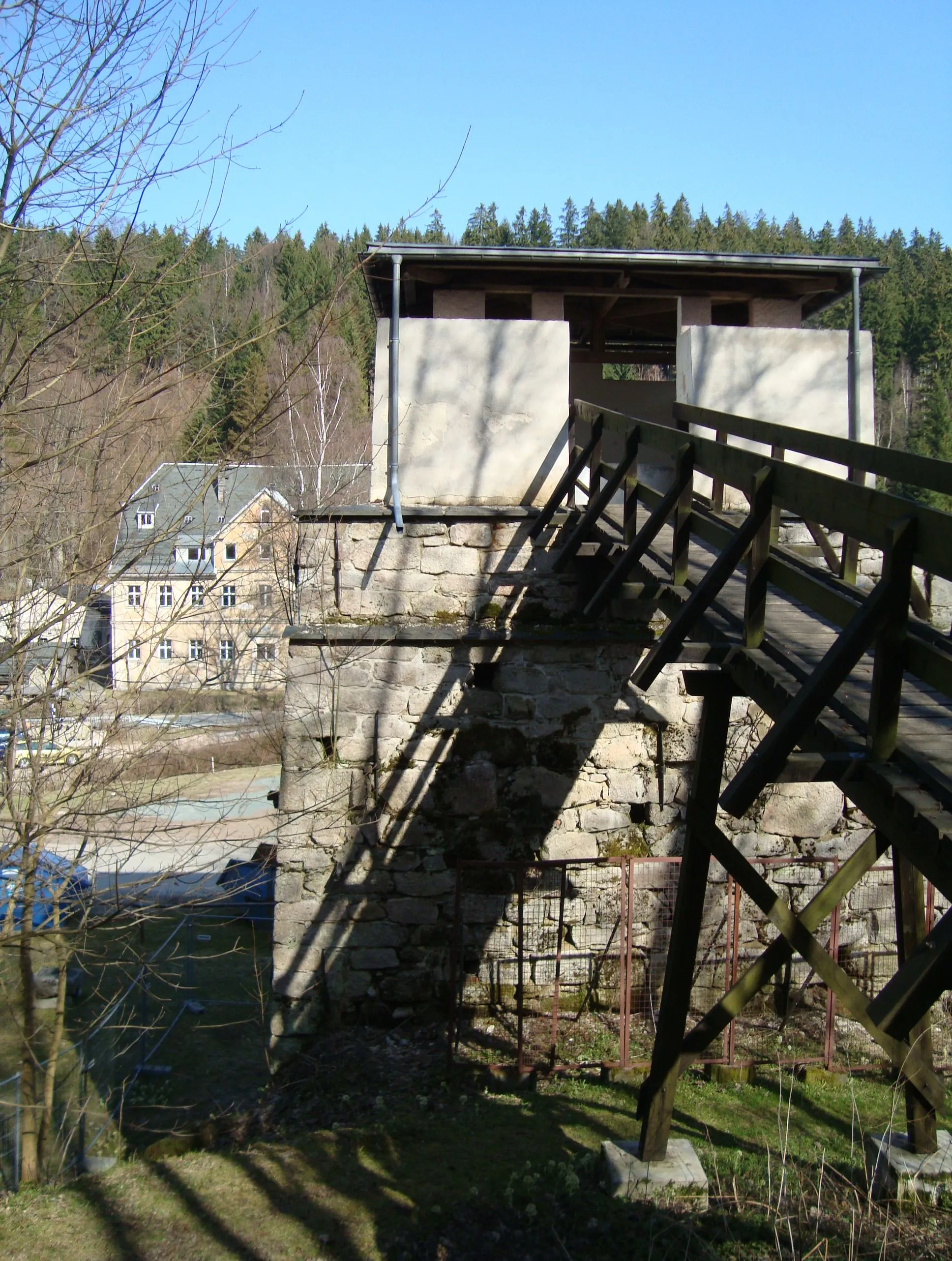 Photo showing: historic Blast furnace in Morgenröthe