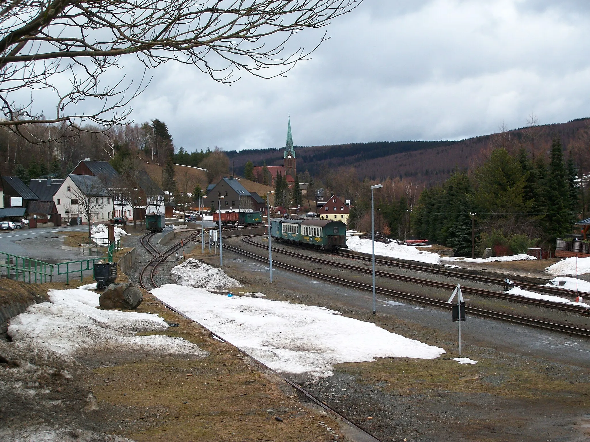 Photo showing: Bahnhof Hammerunterwiesenthal (2019)