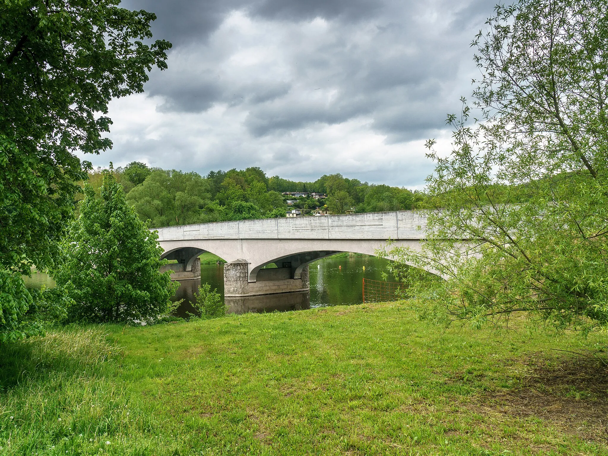 Photo showing: Brücke über die Freiberger Mulde in Großweitzschen OT Westewitz