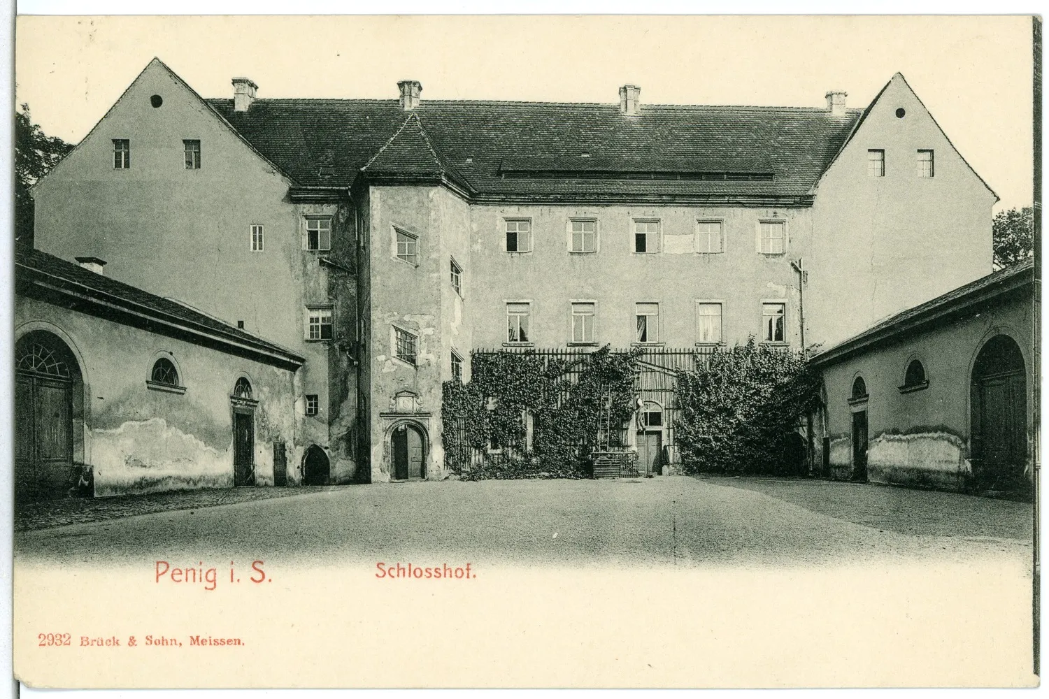 Photo showing: Penig; Schloßhof
