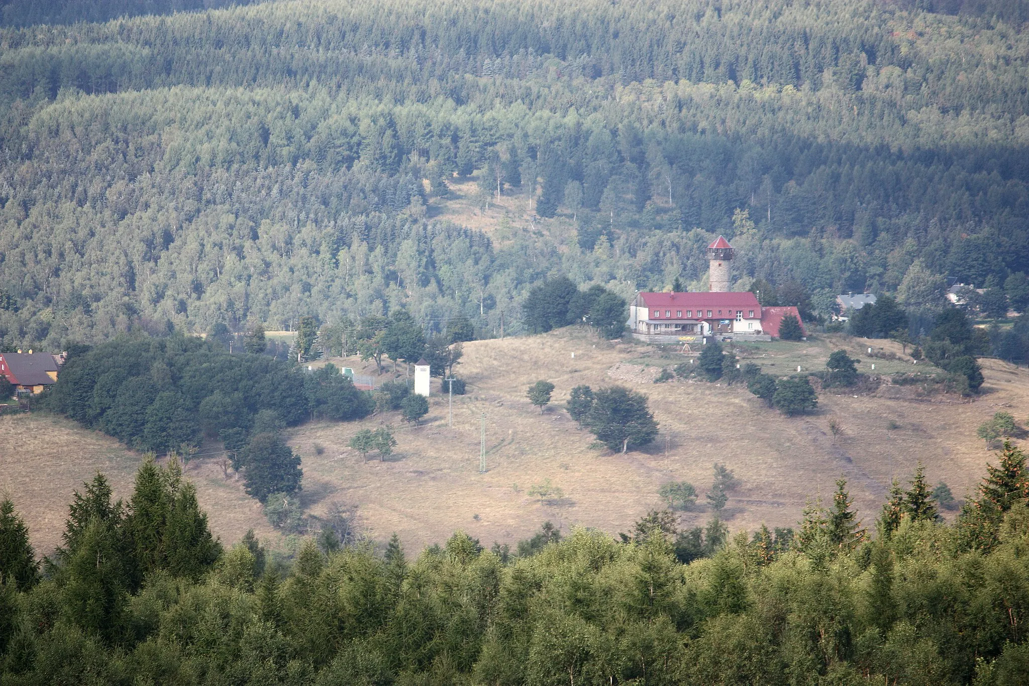 Photo showing: Hora Svaté Kateřiny, view to Růžový vrch