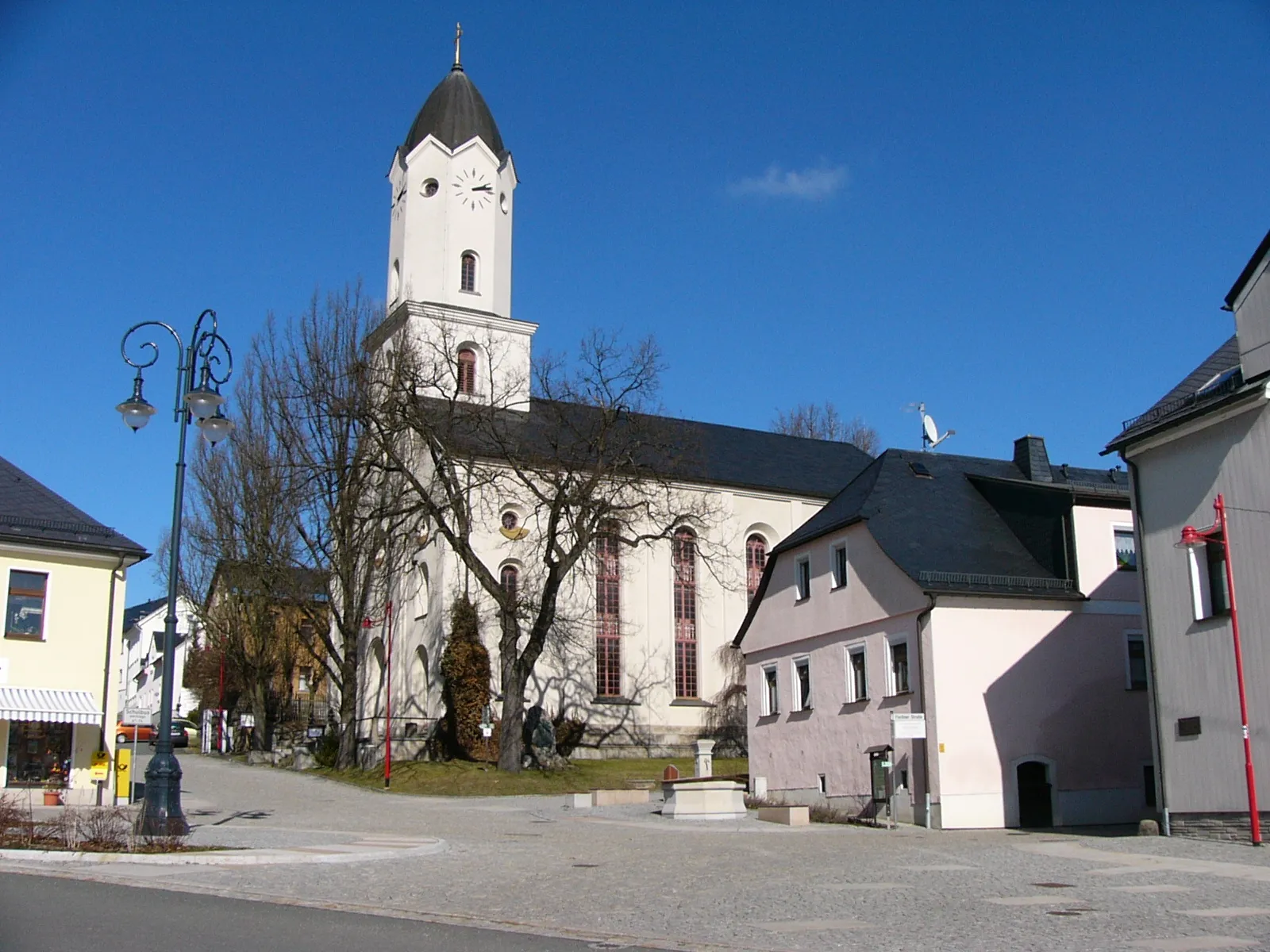 Photo showing: Kirche von Bad Brambach