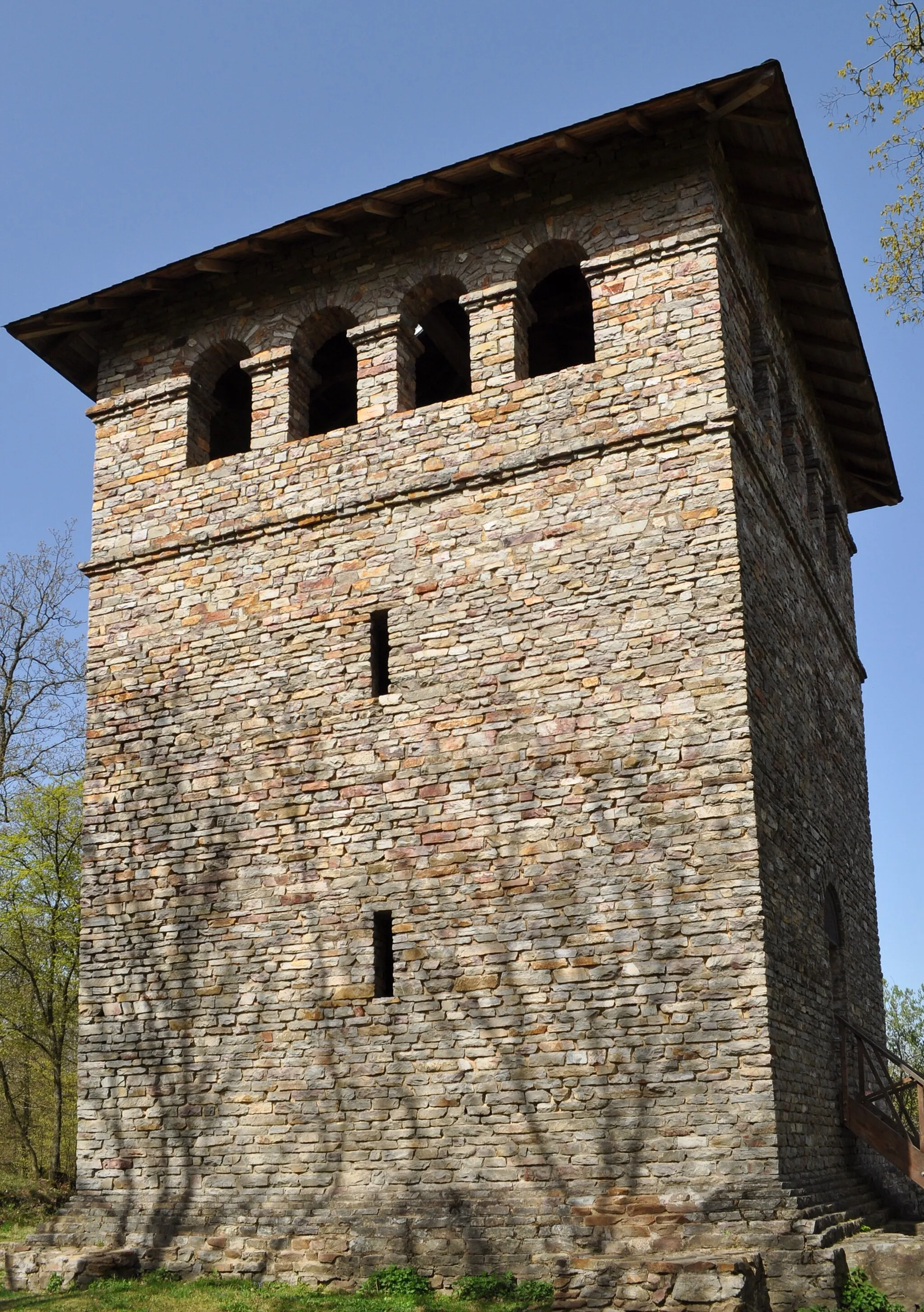 Photo showing: Römischer Wachturm WP 4/16 auf dem Gaulskopf