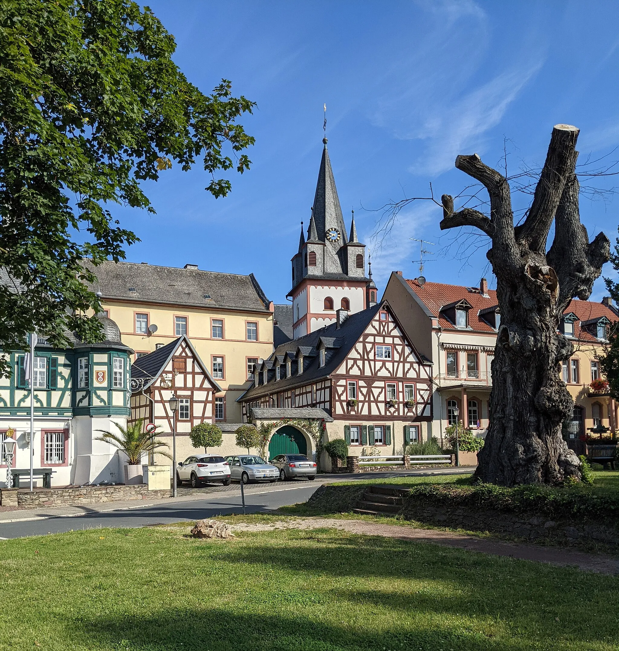 Photo showing: Church of Saint Martin in Oestrich-Winkel, district Oestrich
