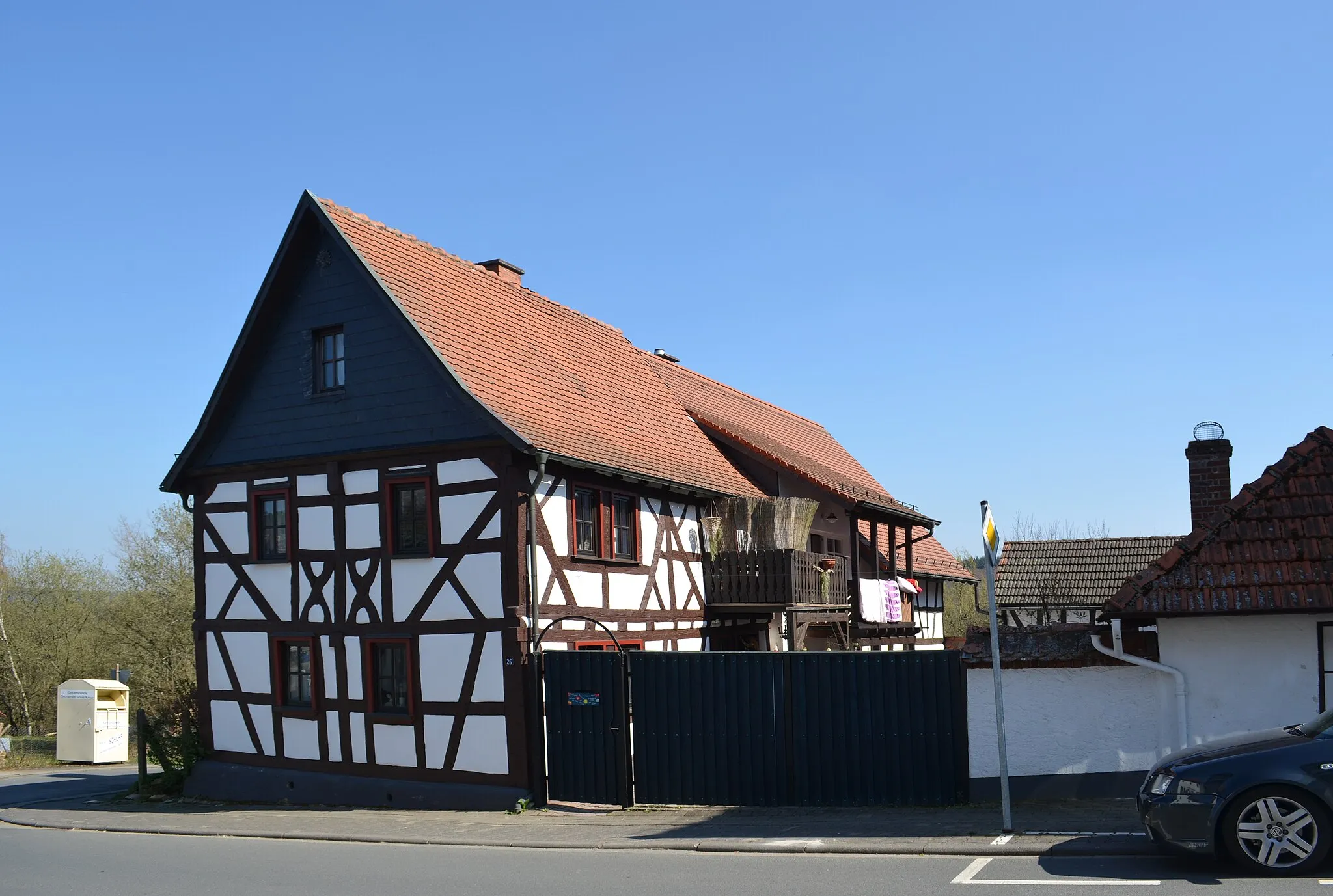 Photo showing: Michelbach, Hubertusstraße 26