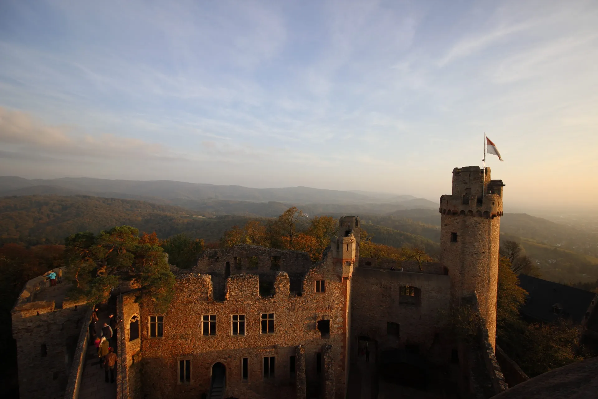 Photo showing: Blick vom Auerbacher Schloss