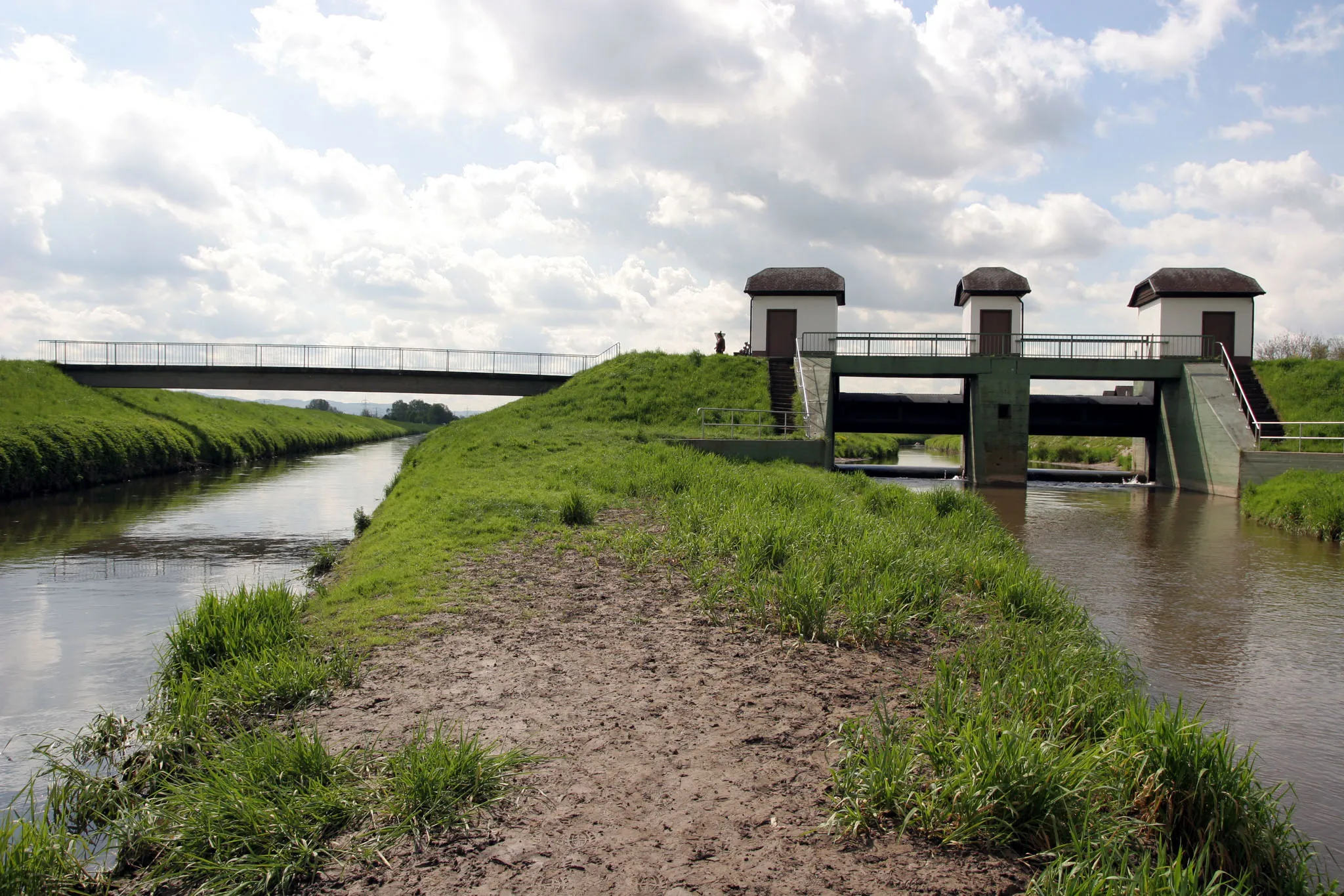 Photo showing: The nature protection area Weschnitzinsel, close to Lorsch (Hesse, Germany)